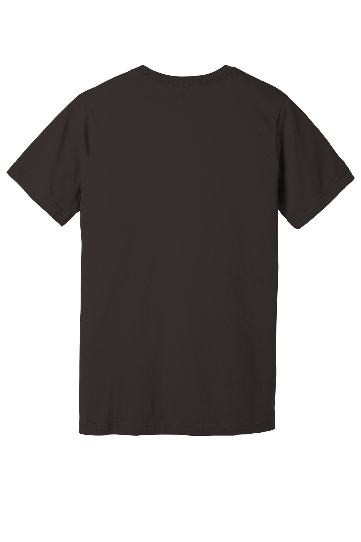 BELLA+CANVAS Unisex Jersey Short Sleeve Tee. BC3001 - Brown - back