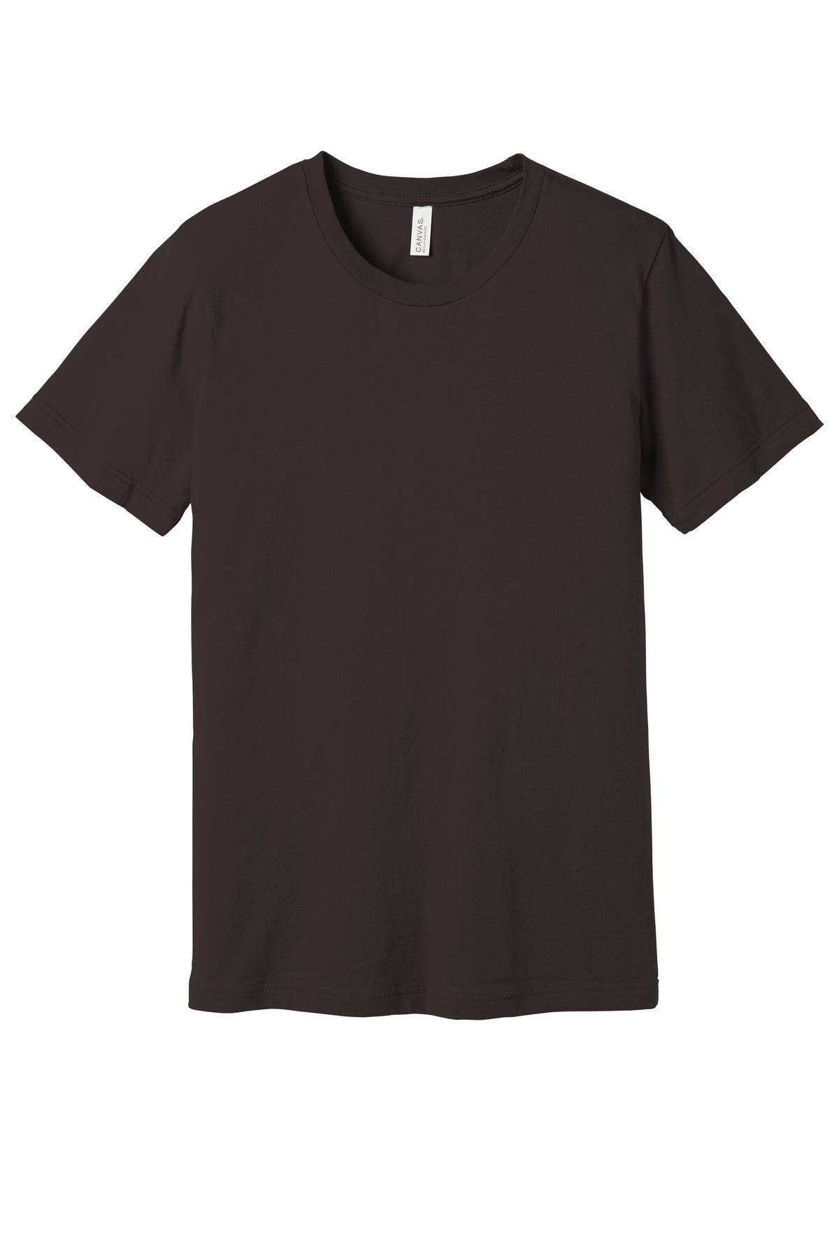 BELLA+CANVAS Unisex Jersey Short Sleeve Tee. BC3001 - Brown - front