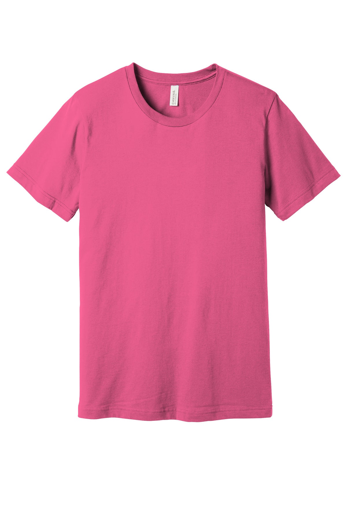 BELLA+CANVAS Unisex Jersey Short Sleeve Tee. BC3001 - Charity Pink - front