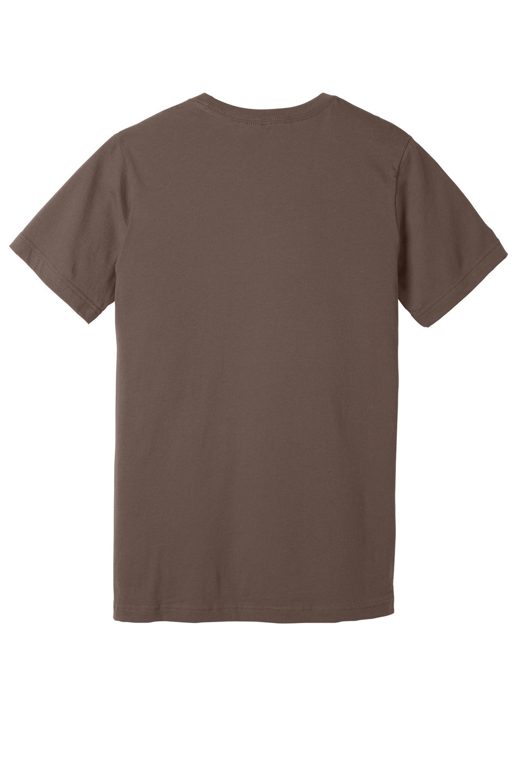 BELLA+CANVAS Unisex Jersey Short Sleeve Tee. BC3001 - Cocoa - back