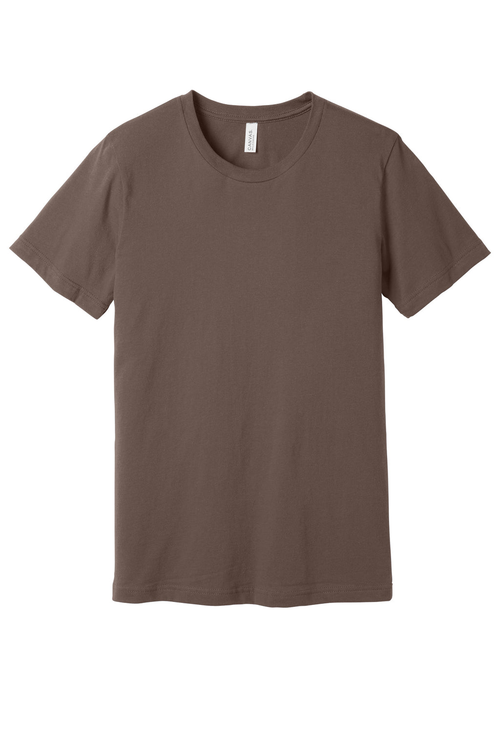 BELLA+CANVAS Unisex Jersey Short Sleeve Tee. BC3001 - Cocoa - front