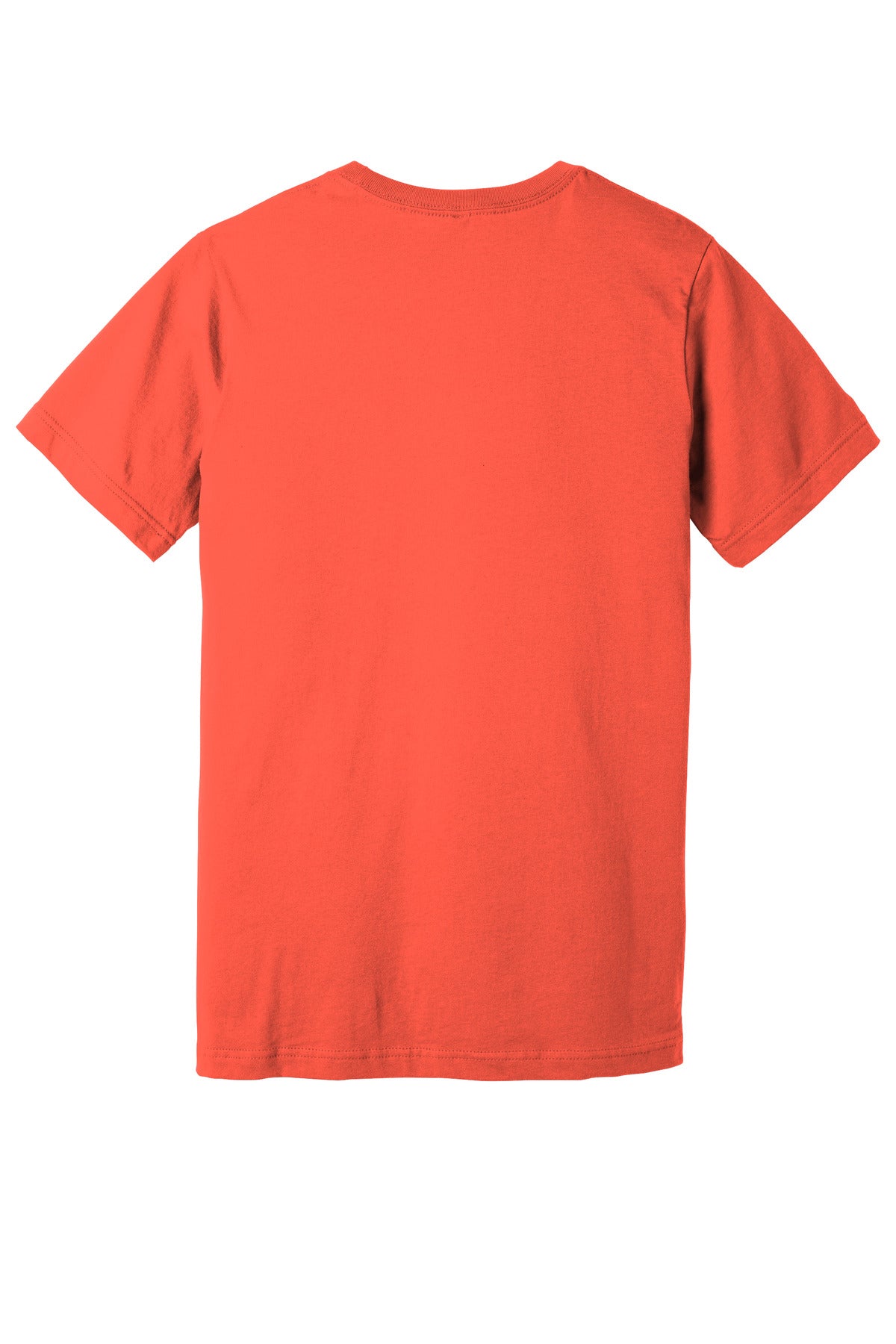 BELLA+CANVAS Unisex Jersey Short Sleeve Tee. BC3001 - Coral - back