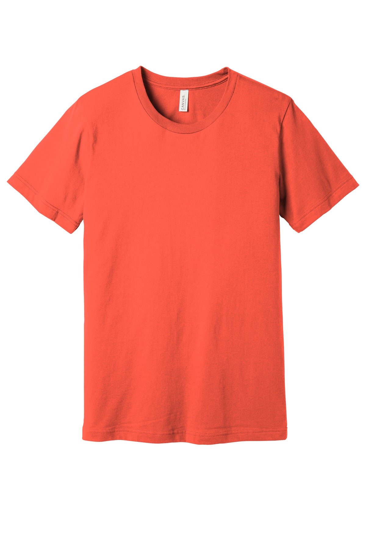 BELLA+CANVAS Unisex Jersey Short Sleeve Tee. BC3001 - Coral - front