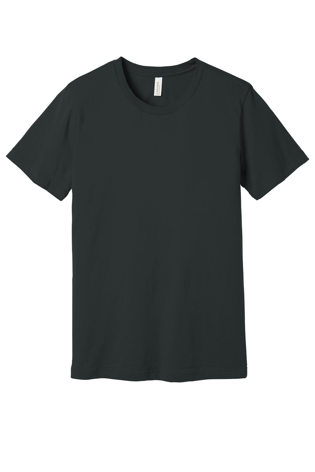 BELLA+CANVAS Unisex Jersey Short Sleeve Tee. BC3001 - Dark Grey - front