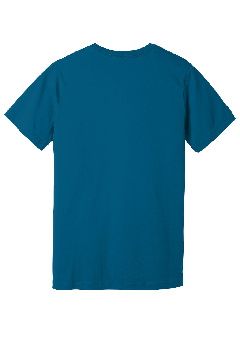 BELLA+CANVAS Unisex Jersey Short Sleeve Tee. BC3001 - Deep Teal - back