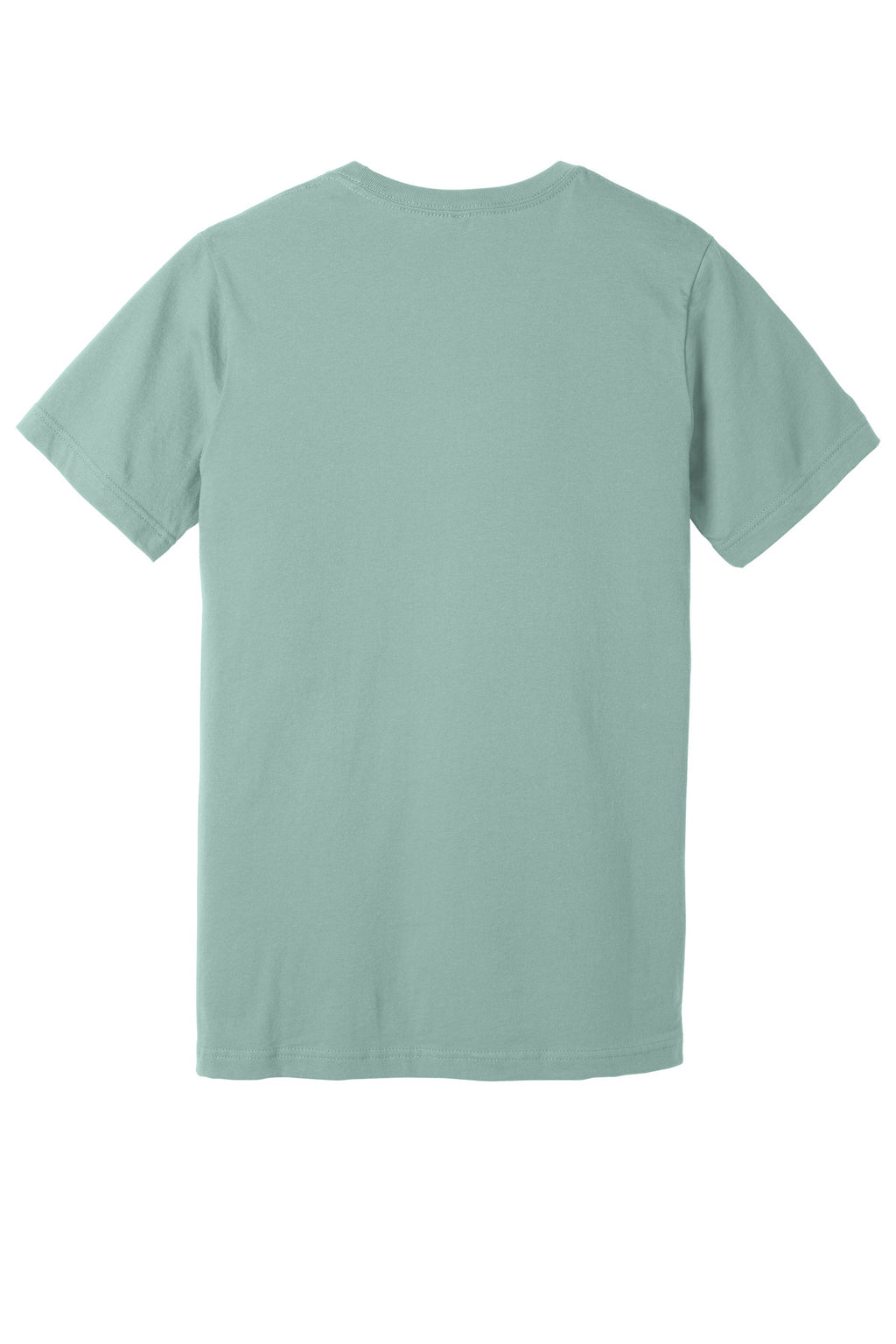 BELLA+CANVAS Unisex Jersey Short Sleeve Tee. BC3001 - Dusty Blue - back