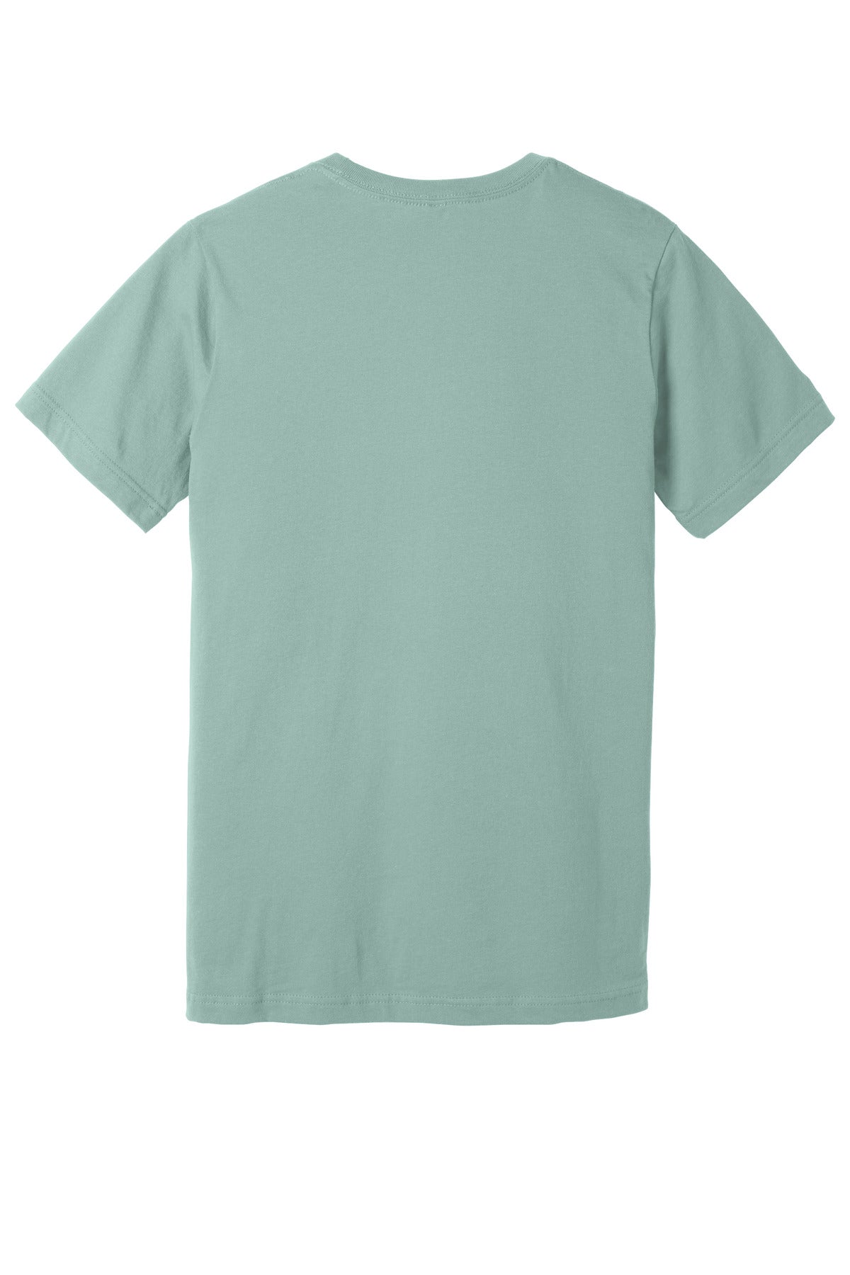 BELLA+CANVAS Unisex Jersey Short Sleeve Tee. BC3001 - Dusty Blue - back