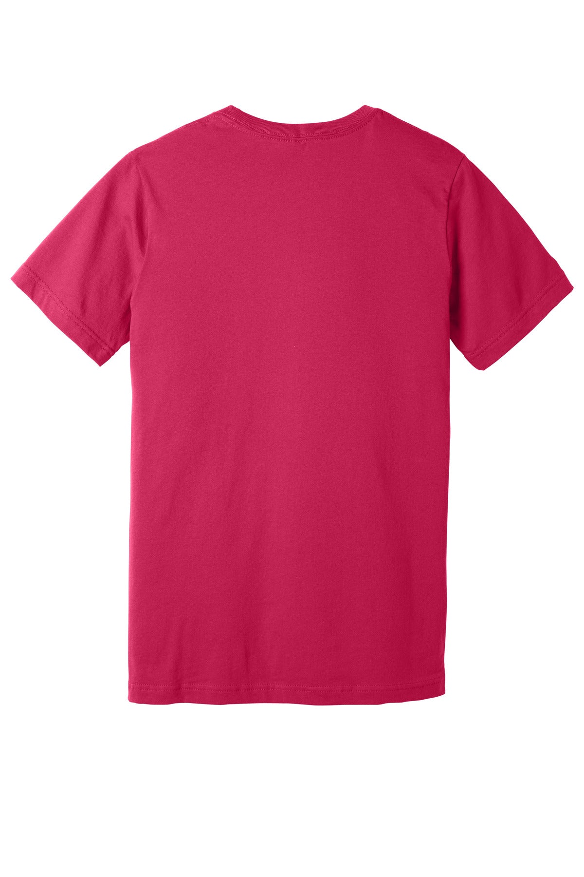 BELLA+CANVAS Unisex Jersey Short Sleeve Tee. BC3001 - Fuchsia - back
