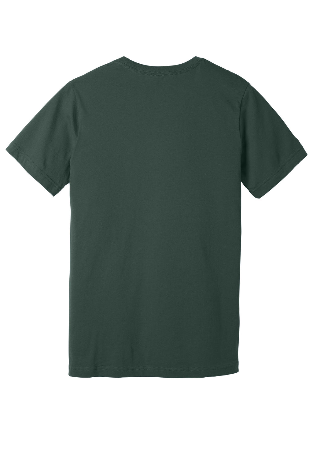 BELLA+CANVAS Unisex Jersey Short Sleeve Tee. BC3001 - Hunter Green - back