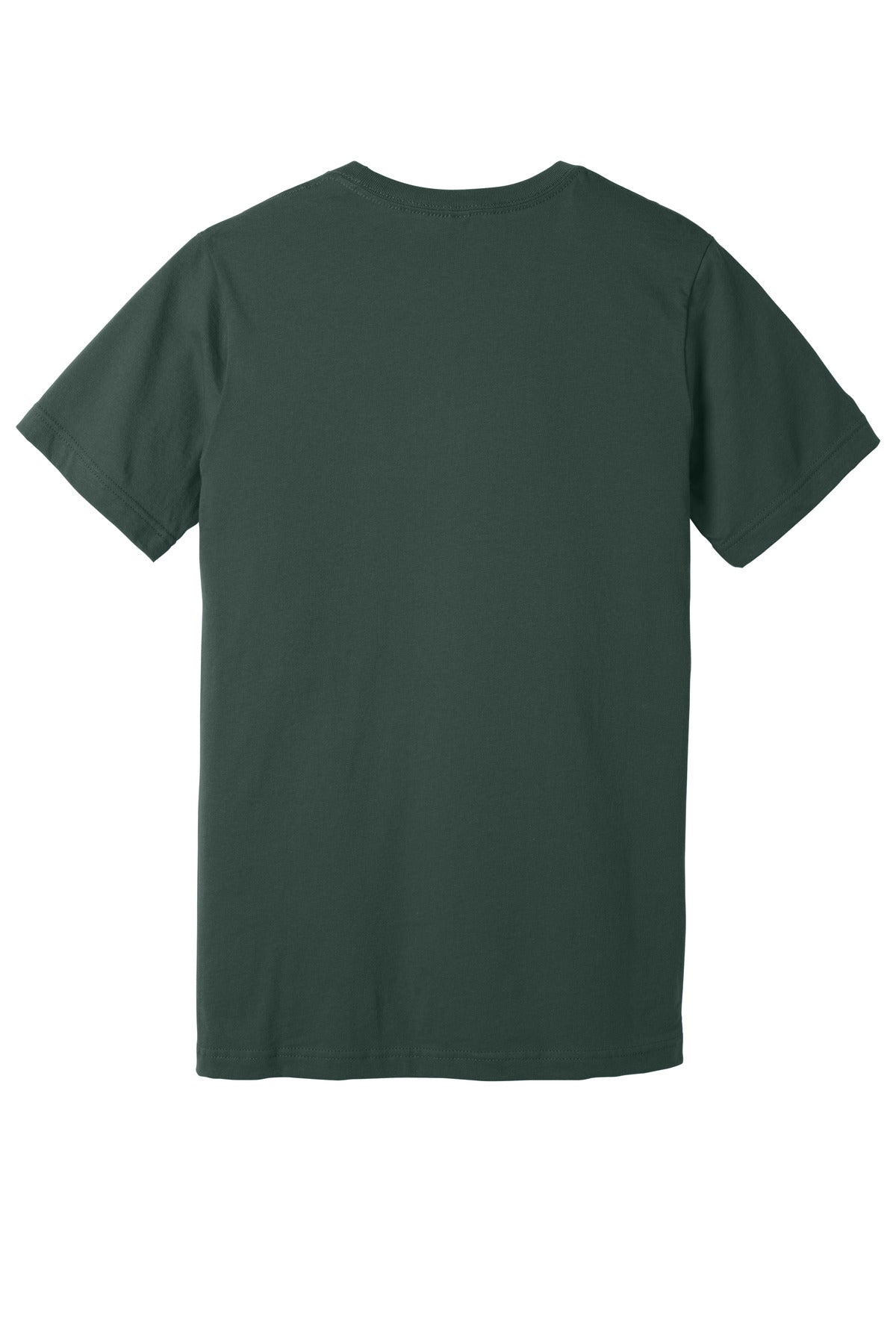 BELLA+CANVAS Unisex Jersey Short Sleeve Tee. BC3001 - Hunter Green - back