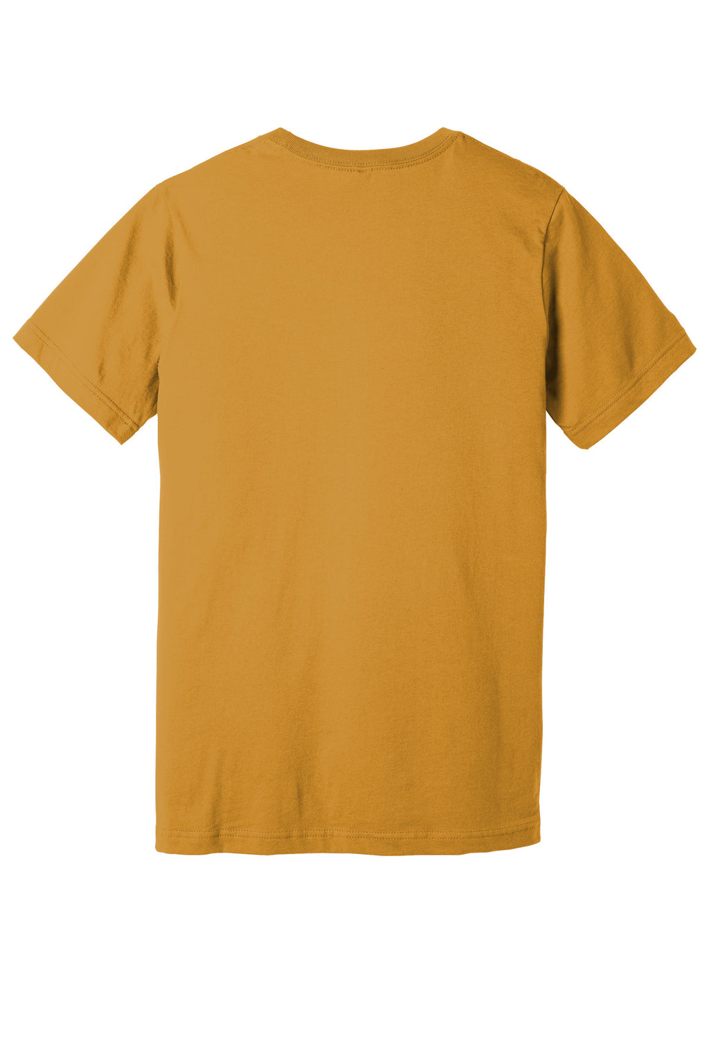 BELLA+CANVAS Unisex Jersey Short Sleeve Tee. BC3001 - Mustard - back