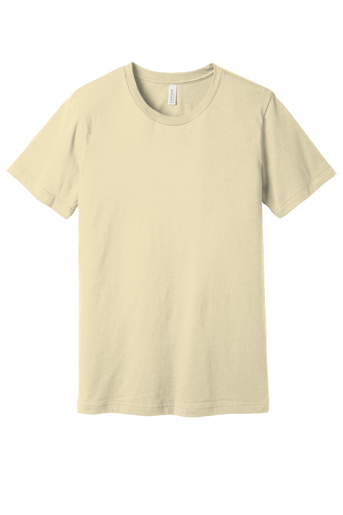 BELLA+CANVAS Unisex Jersey Short Sleeve Tee. BC3001 - Natural - front
