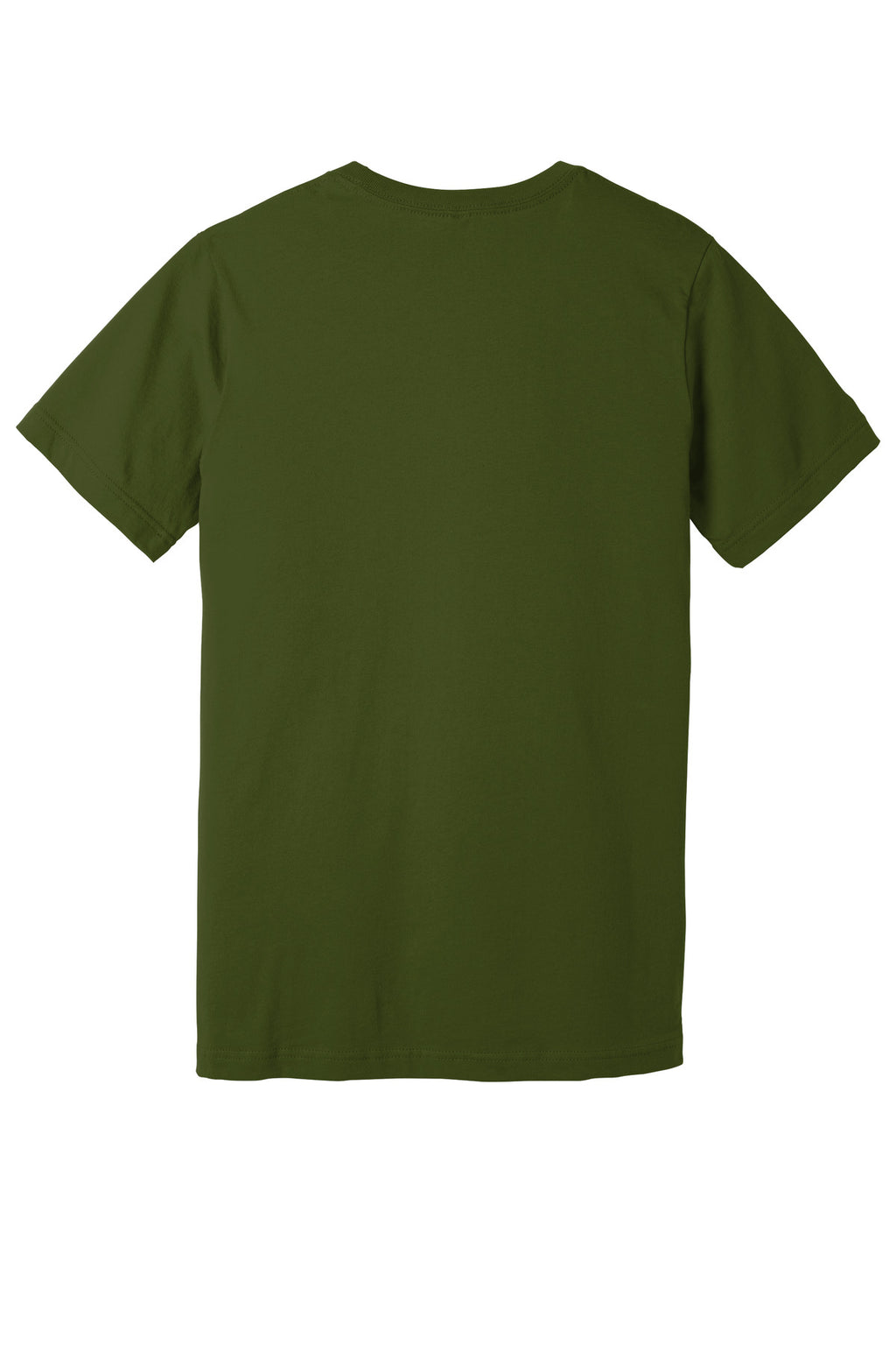 BELLA+CANVAS Unisex Jersey Short Sleeve Tee. BC3001 - Olive - back