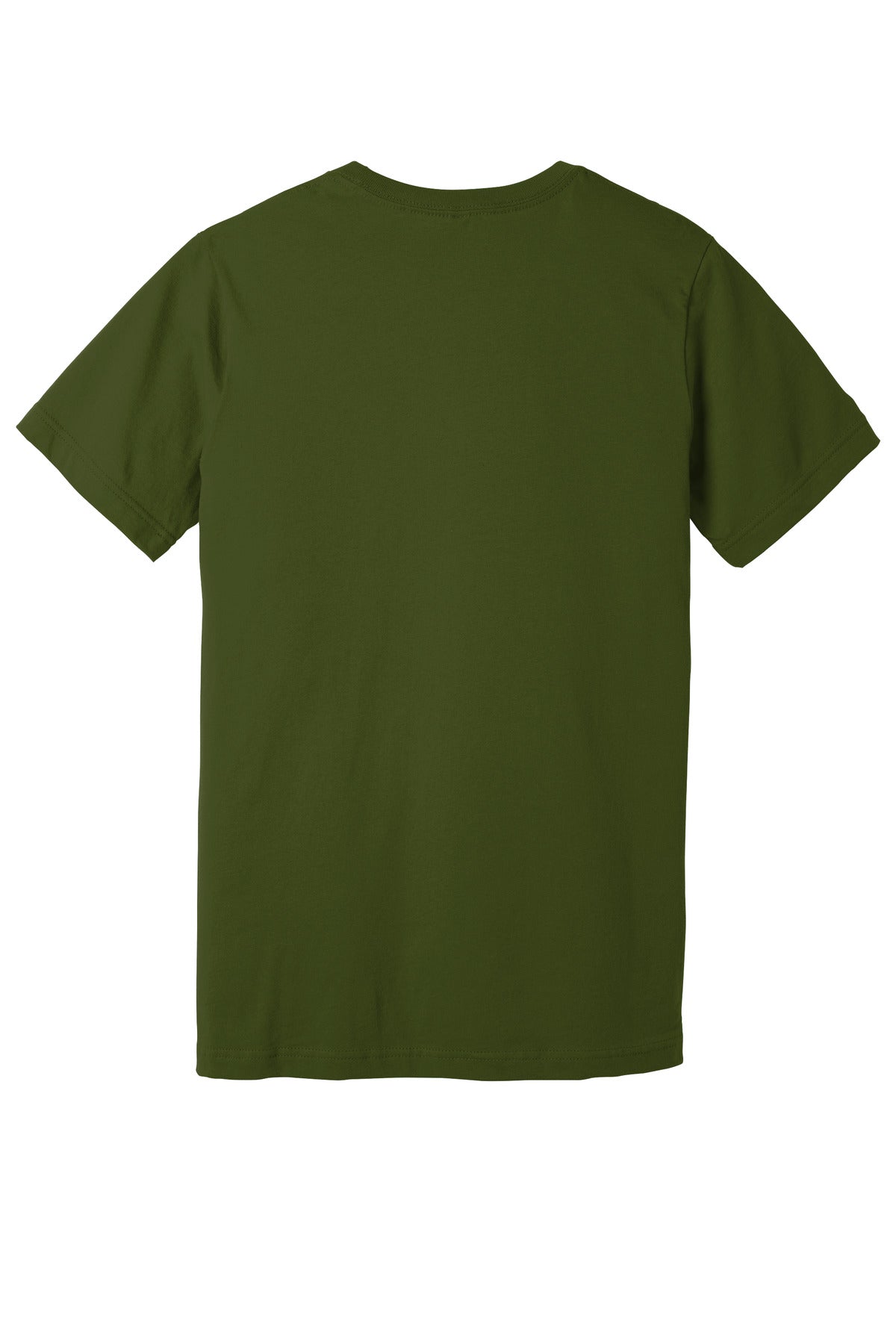 BELLA+CANVAS Unisex Jersey Short Sleeve Tee. BC3001 - Olive - back