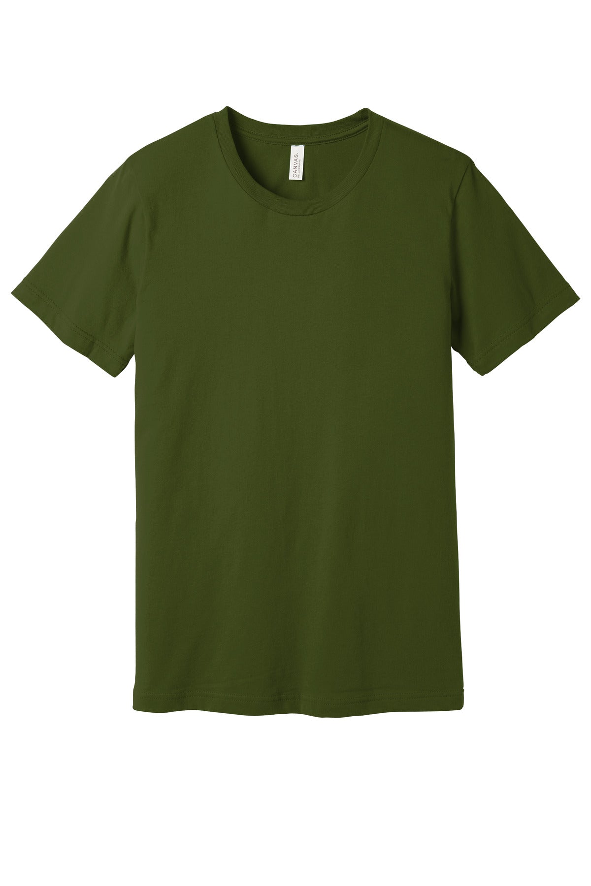 BELLA+CANVAS Unisex Jersey Short Sleeve Tee. BC3001 - Olive - front