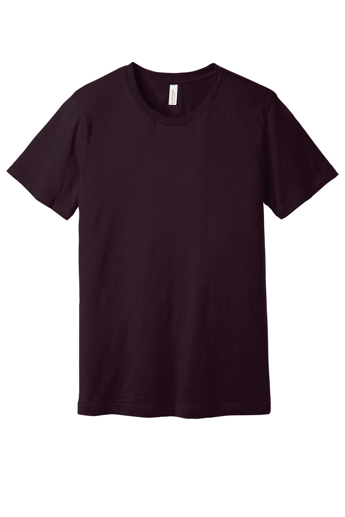BELLA+CANVAS Unisex Jersey Short Sleeve Tee. BC3001 - Oxblood Black - front