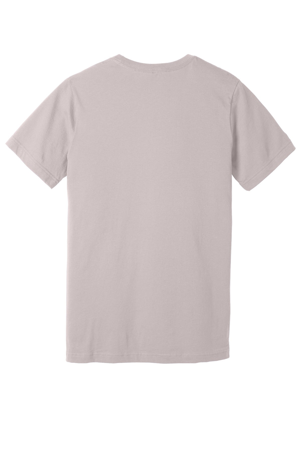 BELLA+CANVAS Unisex Jersey Short Sleeve Tee. BC3001 - Pink Gravel - back
