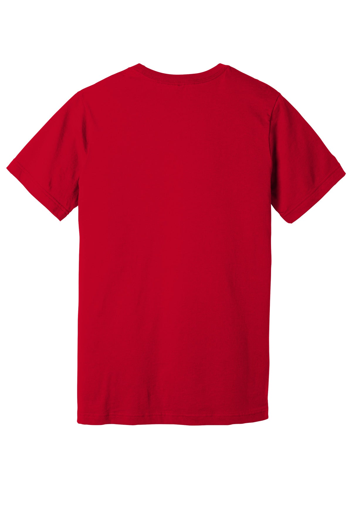 BELLA+CANVAS Unisex Jersey Short Sleeve Tee. BC3001 - Red - back