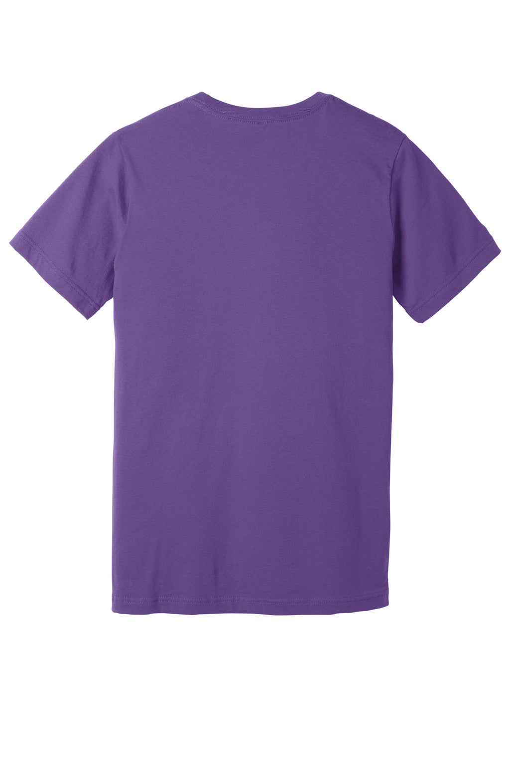 BELLA+CANVAS Unisex Jersey Short Sleeve Tee. BC3001 - Royal Purple - back