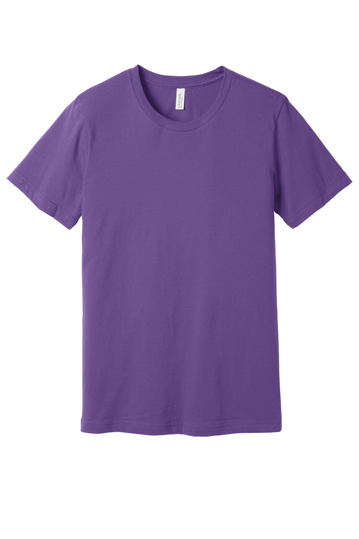 BELLA+CANVAS Unisex Jersey Short Sleeve Tee. BC3001 - Royal Purple - front