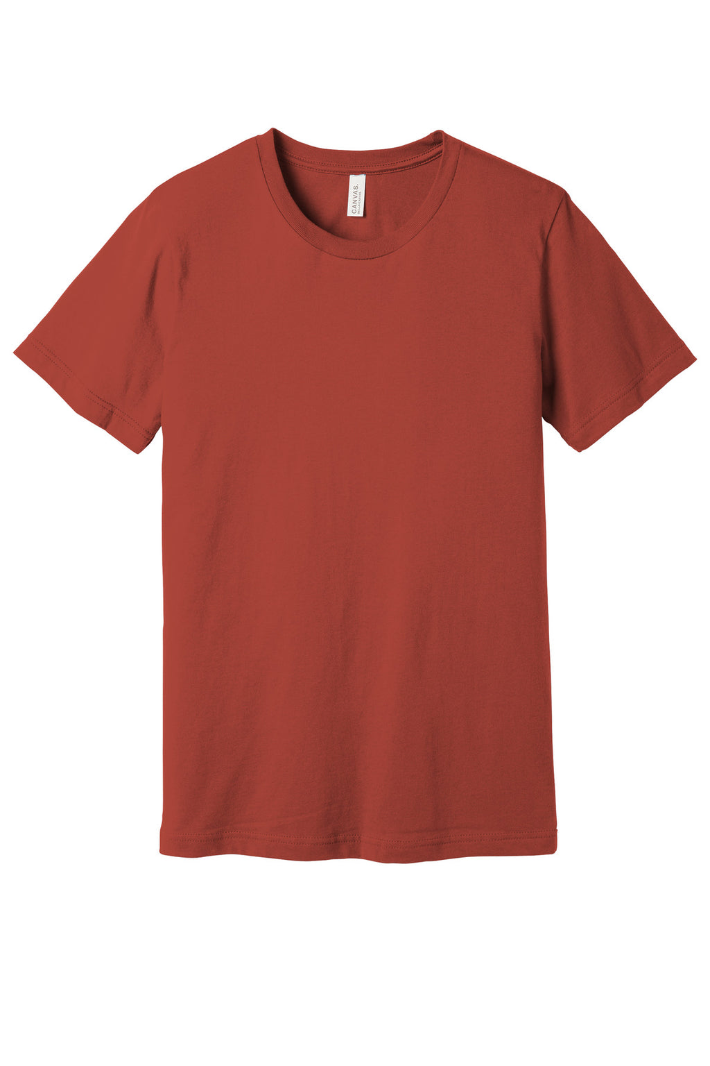 BELLA+CANVAS Unisex Jersey Short Sleeve Tee. BC3001 - Rust - front