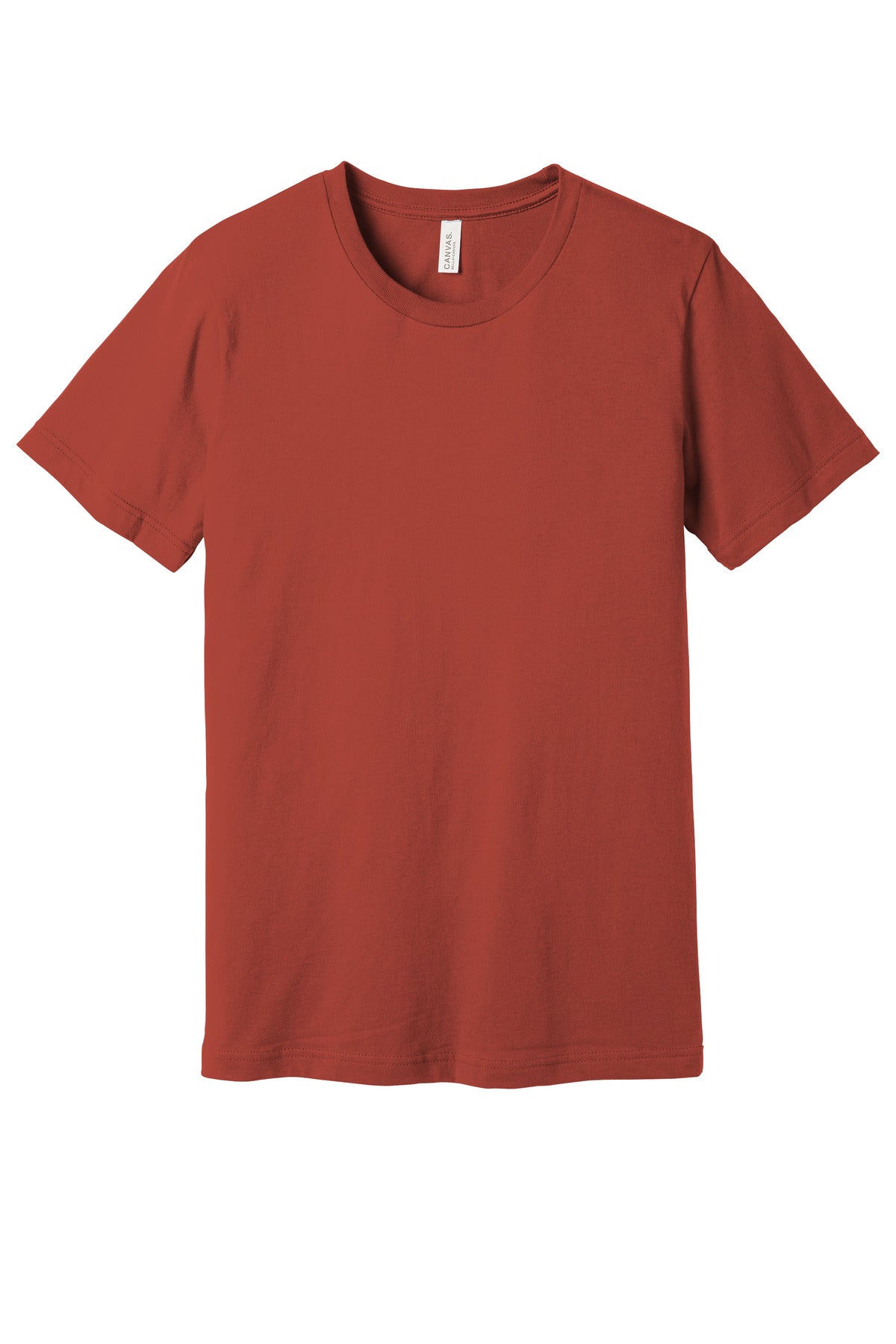 BELLA+CANVAS Unisex Jersey Short Sleeve Tee. BC3001 - Rust - front
