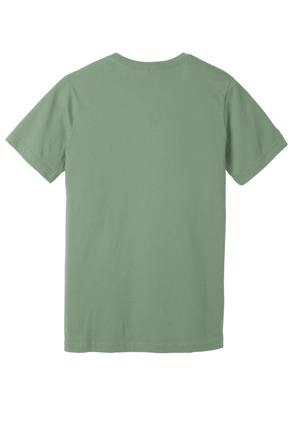 BELLA+CANVAS Unisex Jersey Short Sleeve Tee. BC3001 - Sage - back