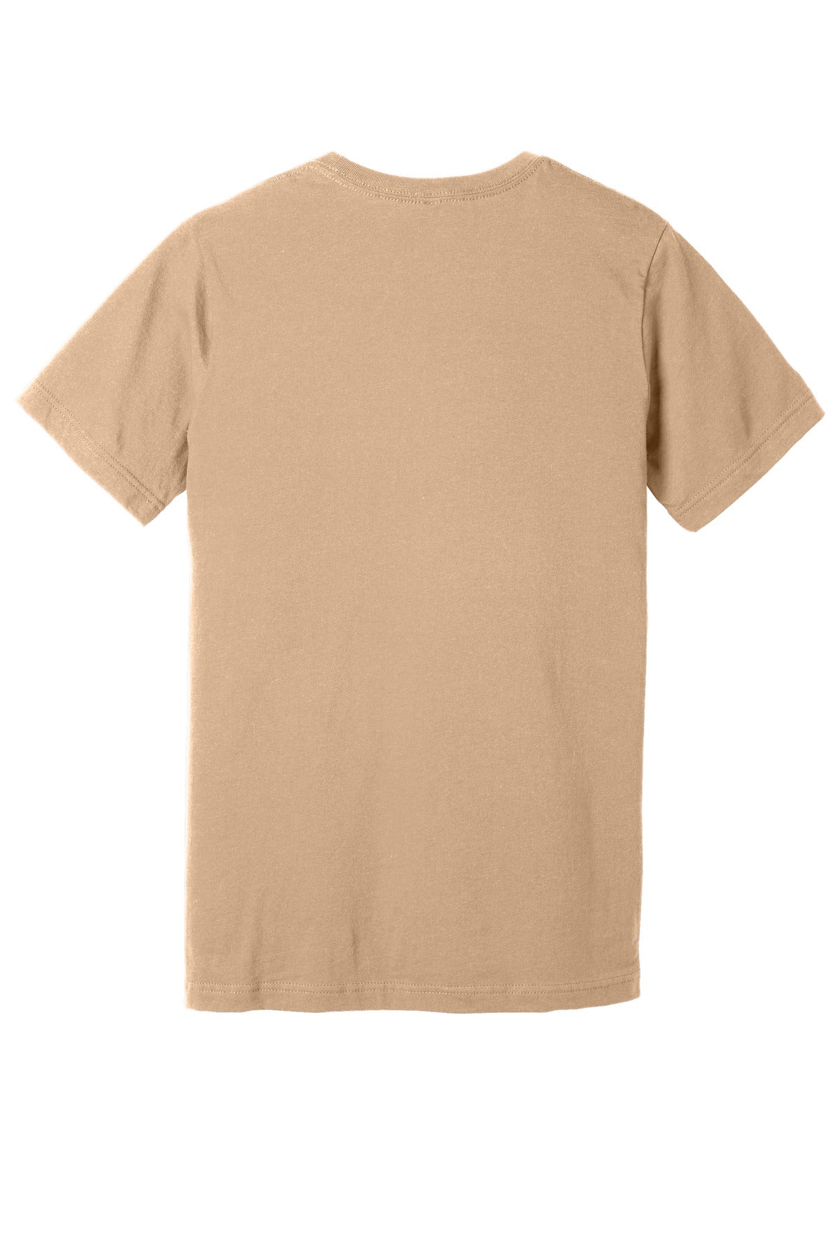 BELLA+CANVAS Unisex Jersey Short Sleeve Tee. BC3001 - Sand Dune - back