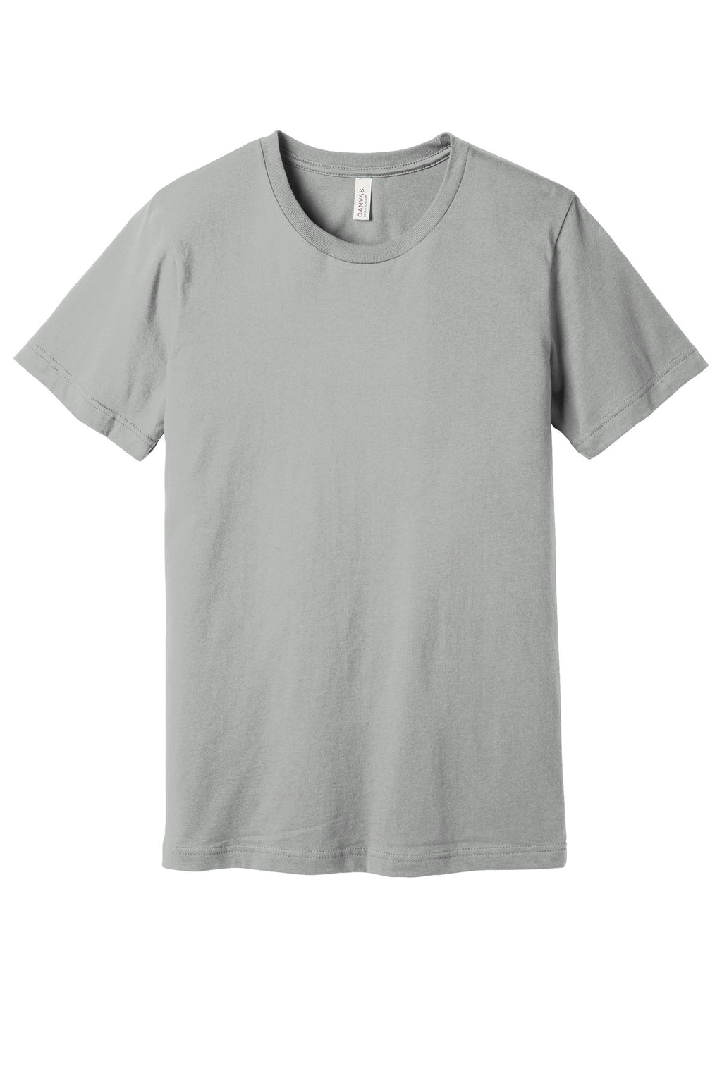 BELLA+CANVAS Unisex Jersey Short Sleeve Tee. BC3001 - Silver - front
