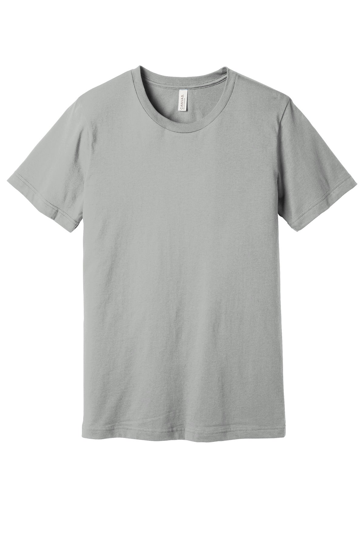 BELLA+CANVAS Unisex Jersey Short Sleeve Tee. BC3001 - Silver - front