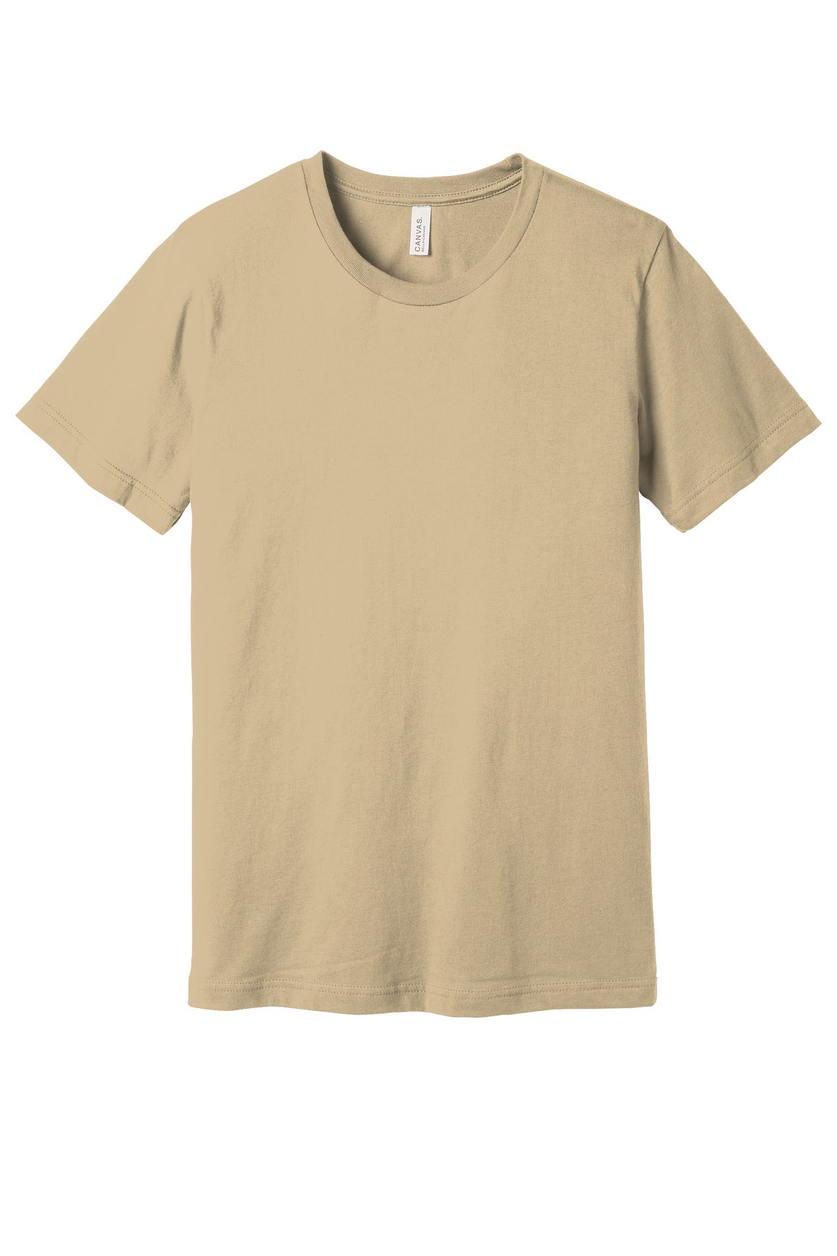 BELLA+CANVAS Unisex Jersey Short Sleeve Tee. BC3001 - Soft Cream - front