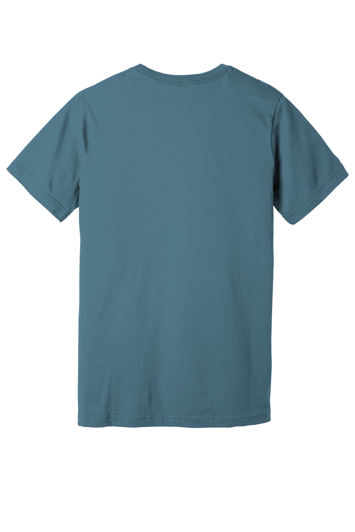 BELLA+CANVAS Unisex Jersey Short Sleeve Tee. BC3001 - Steel Blue - back