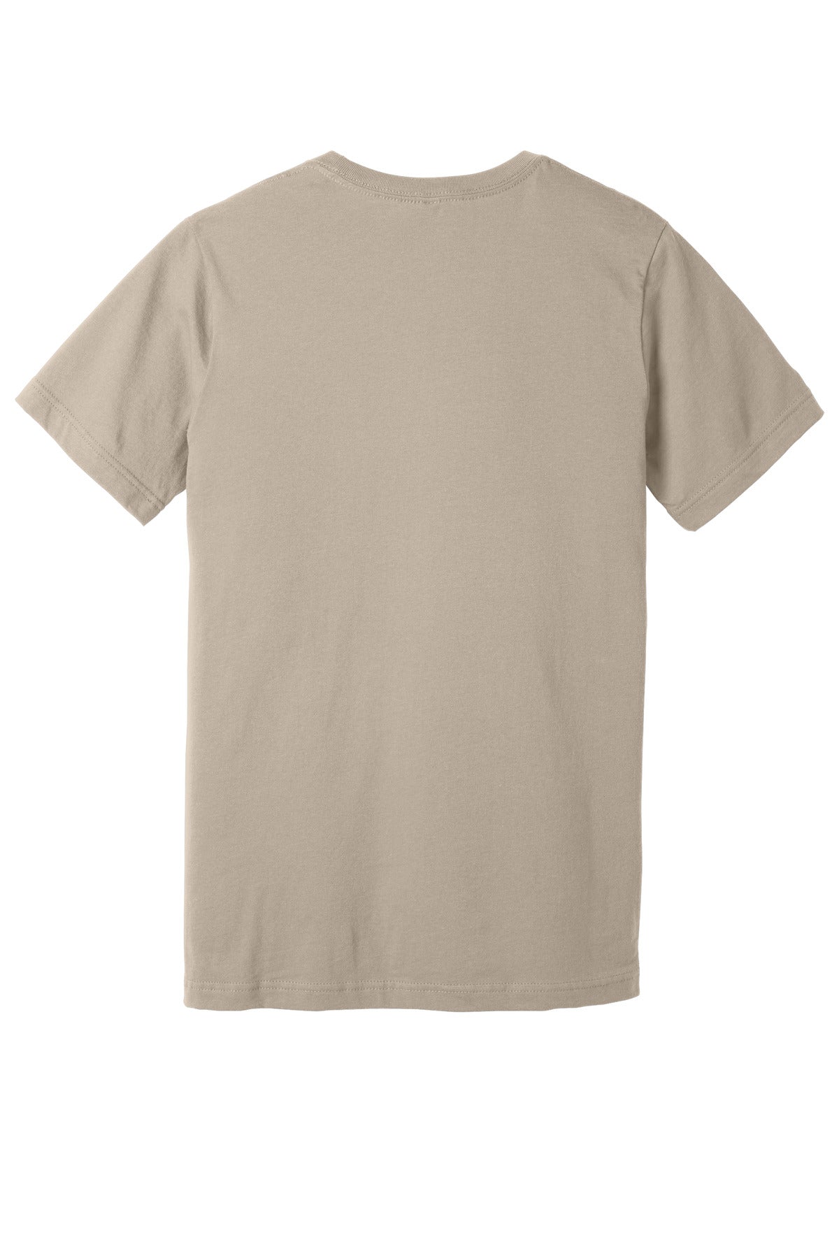 BELLA+CANVAS Unisex Jersey Short Sleeve Tee. BC3001 - Tan - back