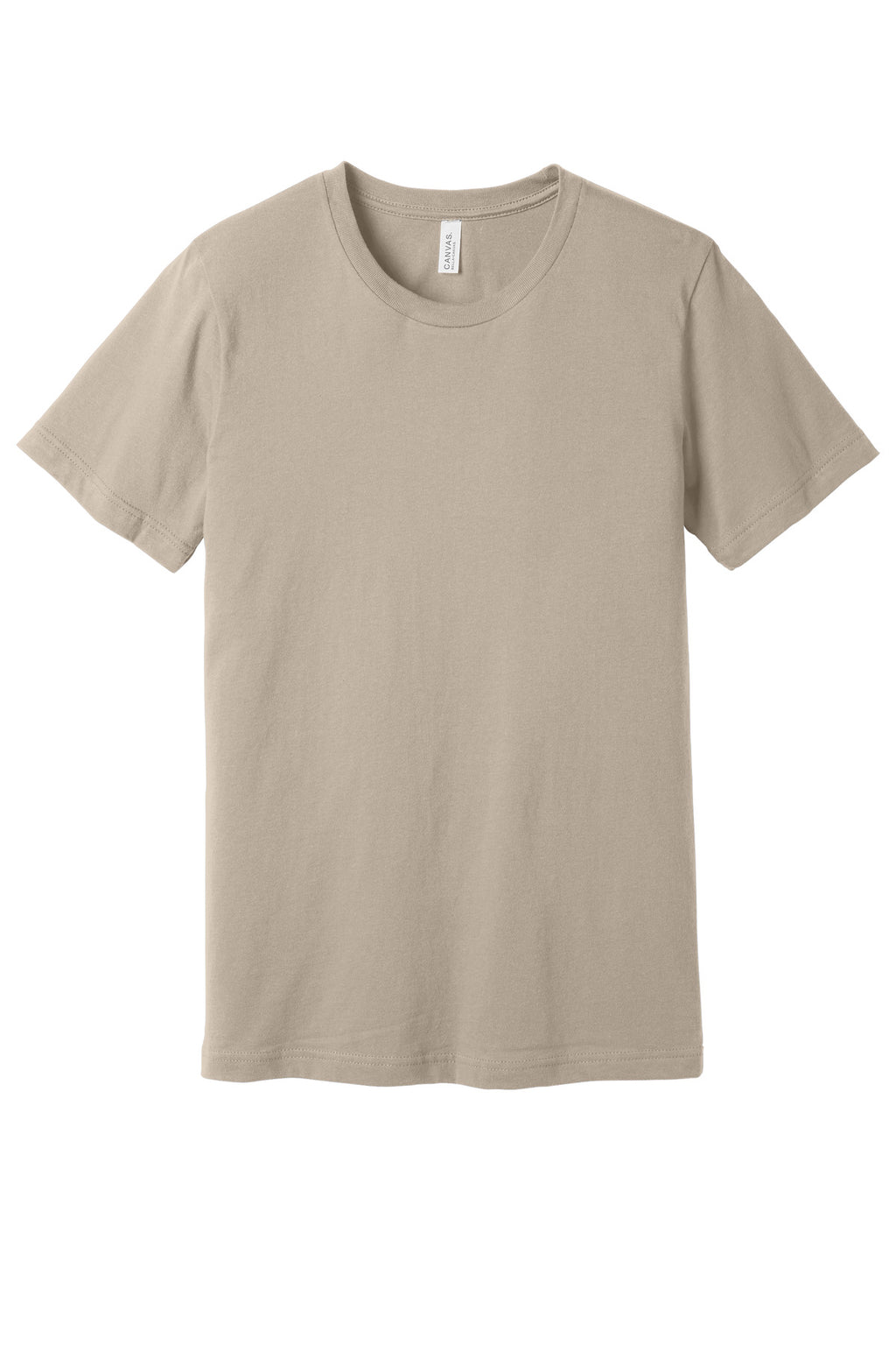 BELLA+CANVAS Unisex Jersey Short Sleeve Tee. BC3001 - Tan - front