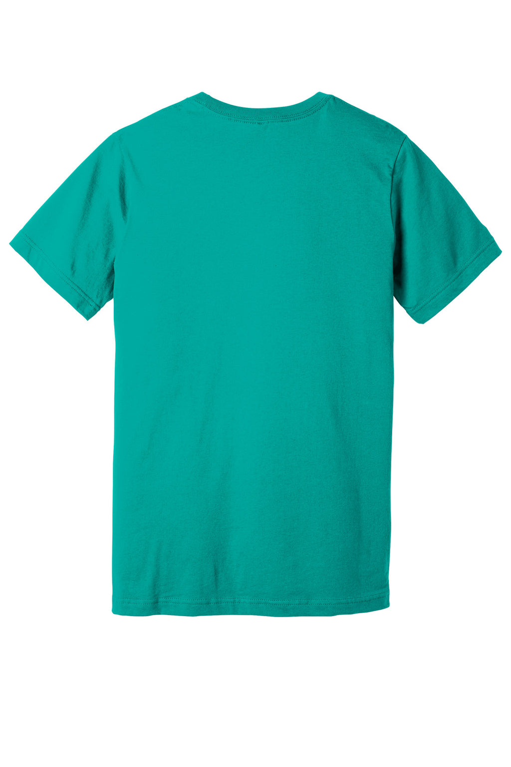 BELLA+CANVAS Unisex Jersey Short Sleeve Tee. BC3001 - Teal - back