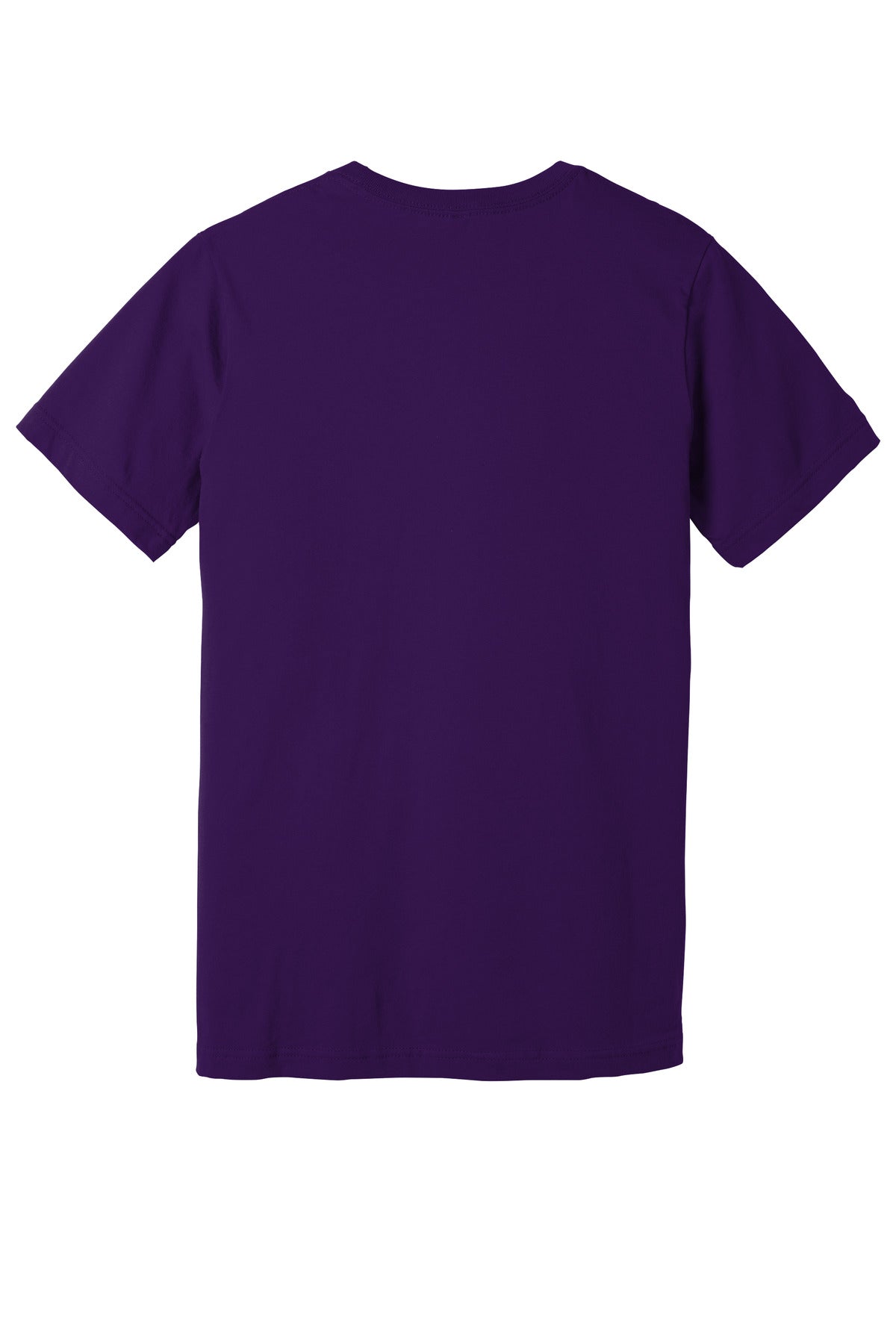 BELLA+CANVAS Unisex Jersey Short Sleeve Tee. BC3001 - Team Purple - back