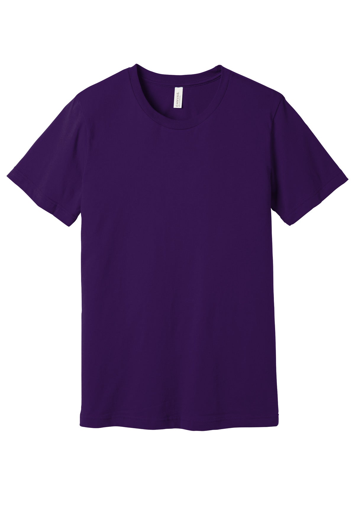 BELLA+CANVAS Unisex Jersey Short Sleeve Tee. BC3001 - Team Purple - front