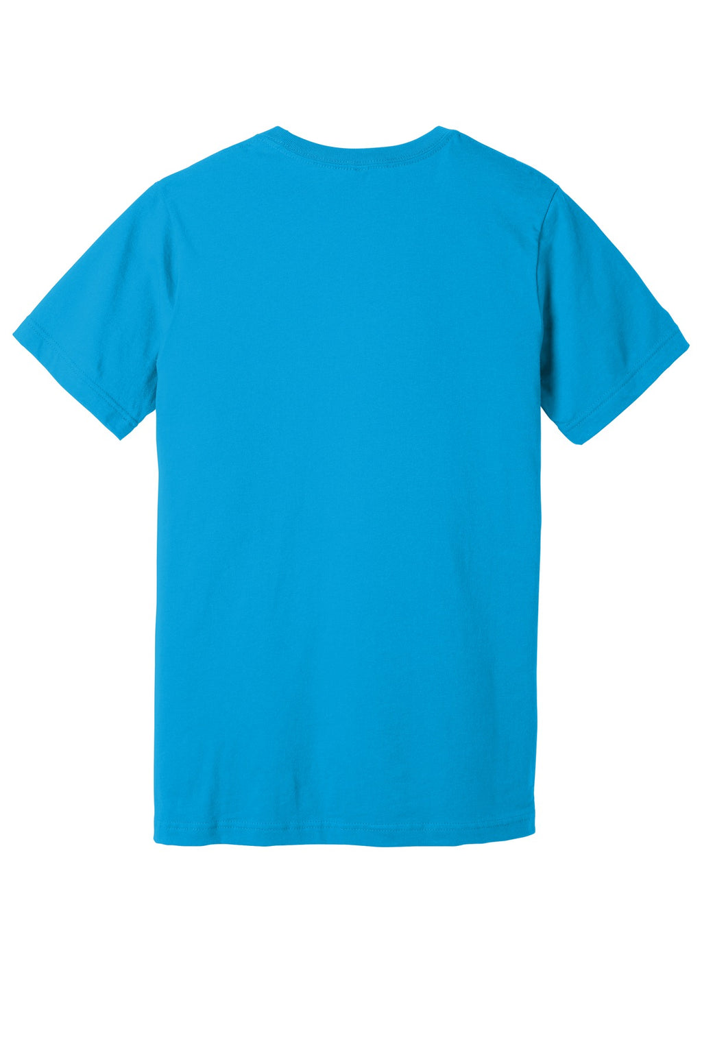 BELLA+CANVAS Unisex Jersey Short Sleeve Tee. BC3001 - Turquoise - back
