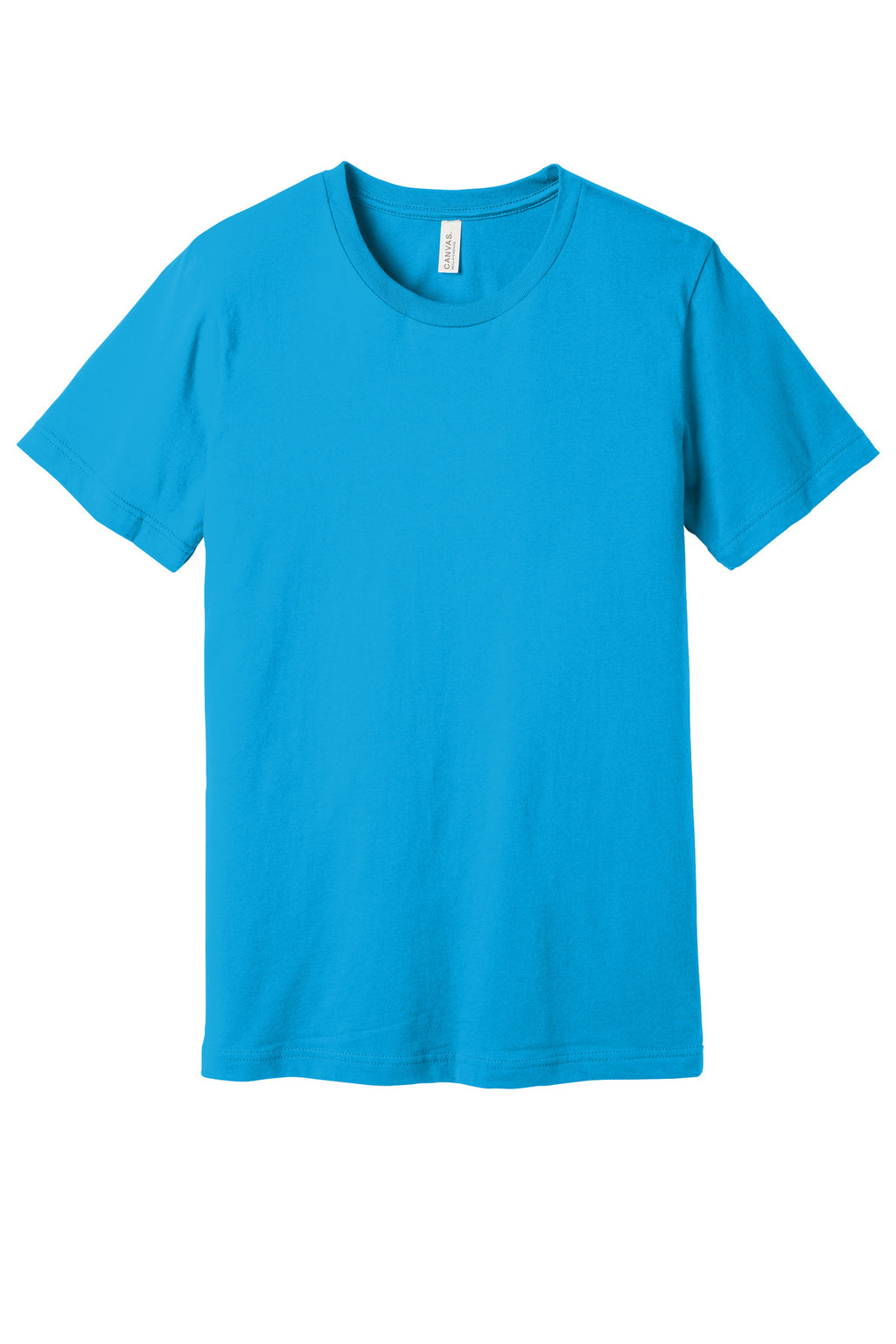 BELLA+CANVAS Unisex Jersey Short Sleeve Tee. BC3001 - Turquoise - front