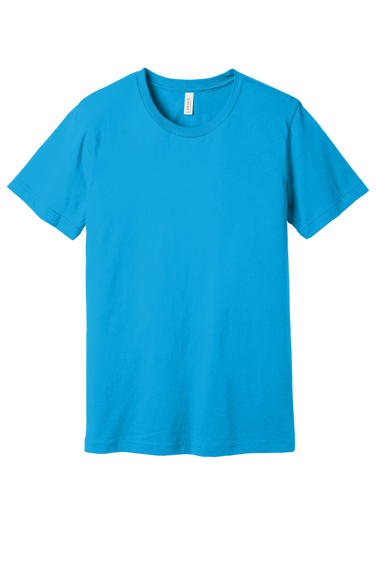 BELLA+CANVAS Unisex Jersey Short Sleeve Tee. BC3001 - Turquoise - front