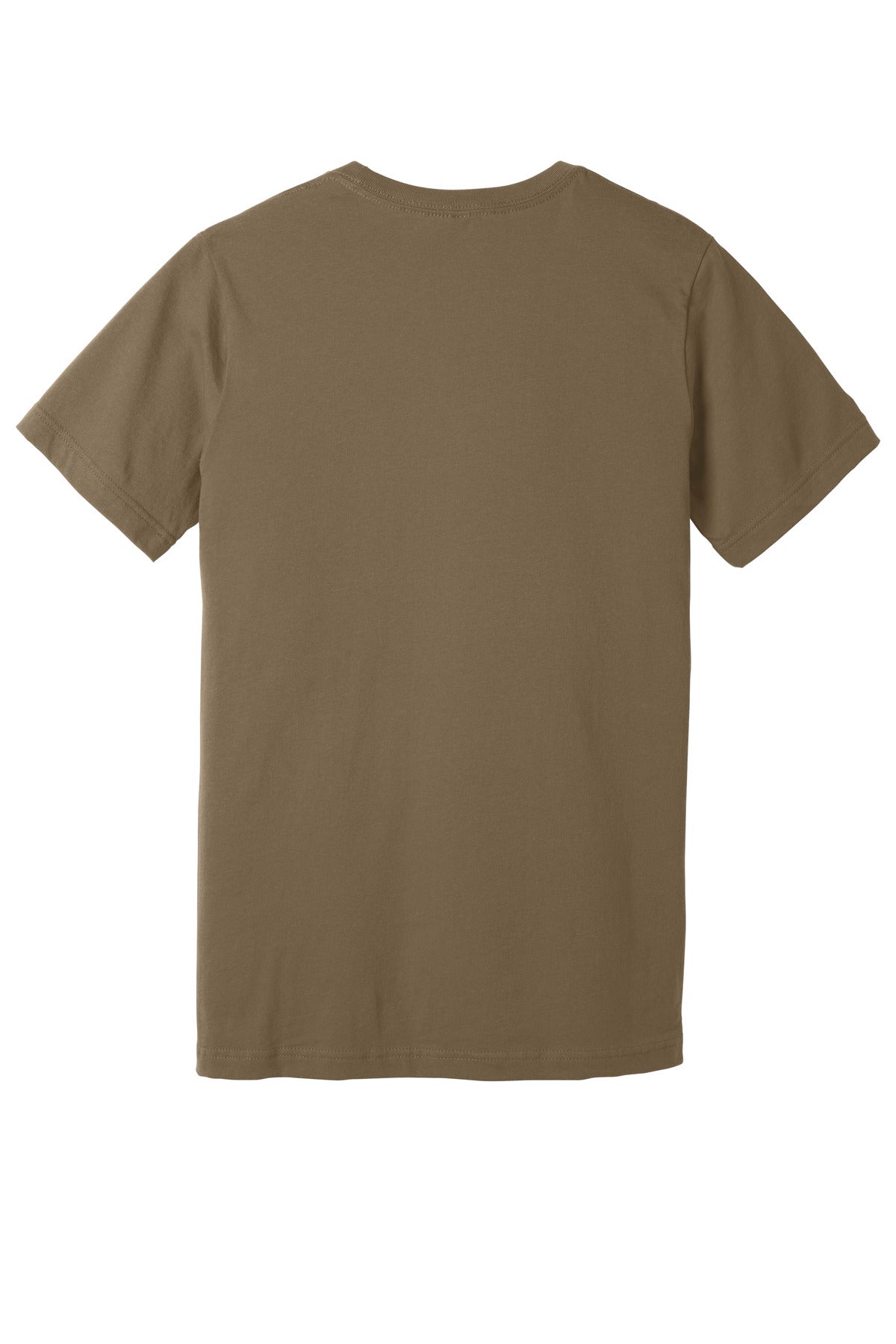 BELLA+CANVAS Unisex Jersey Short Sleeve Tee. BC3001 - Vintage Brown - back
