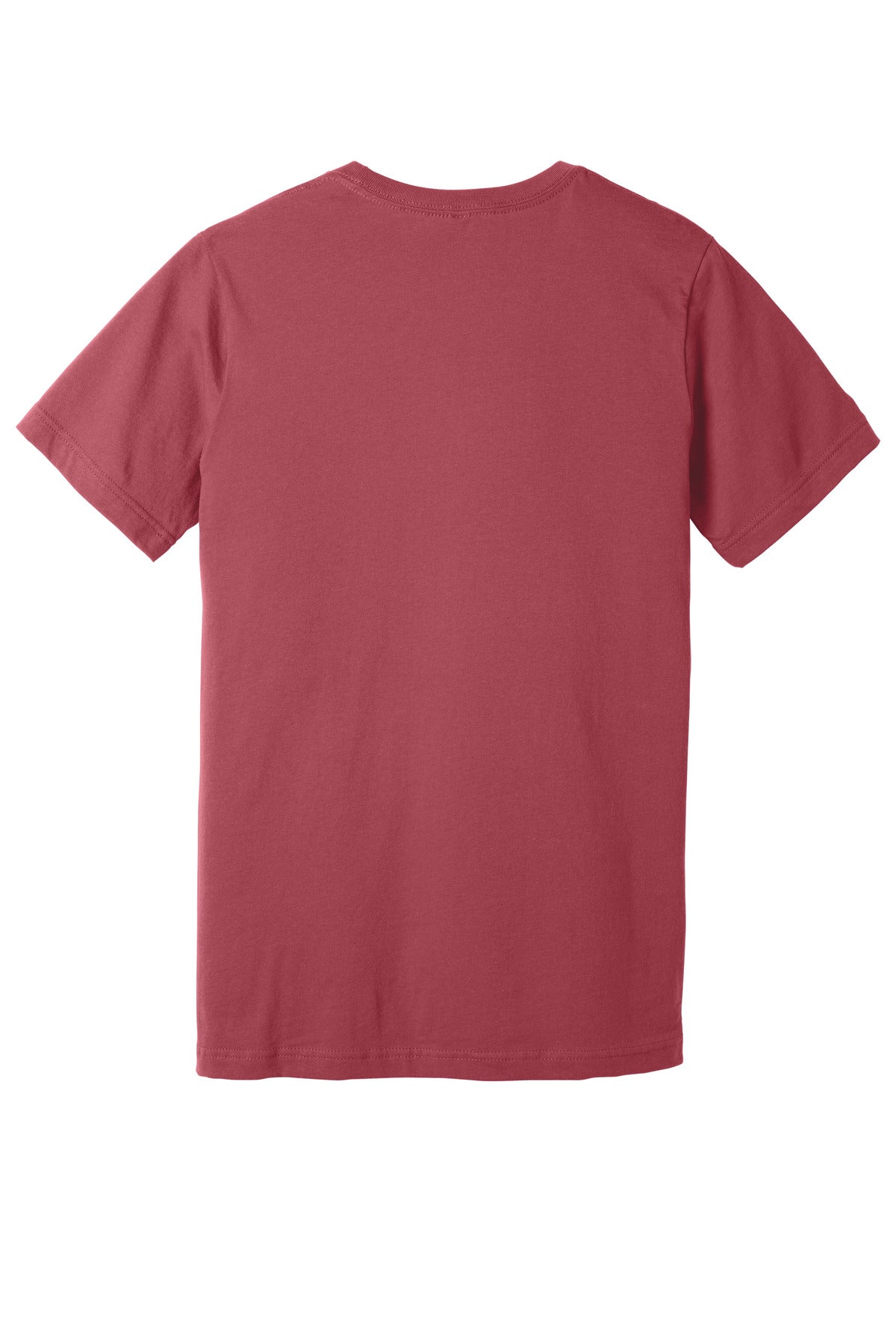 BELLA+CANVAS Unisex Jersey Short Sleeve Tee. BC3001 - Vintage Red - back