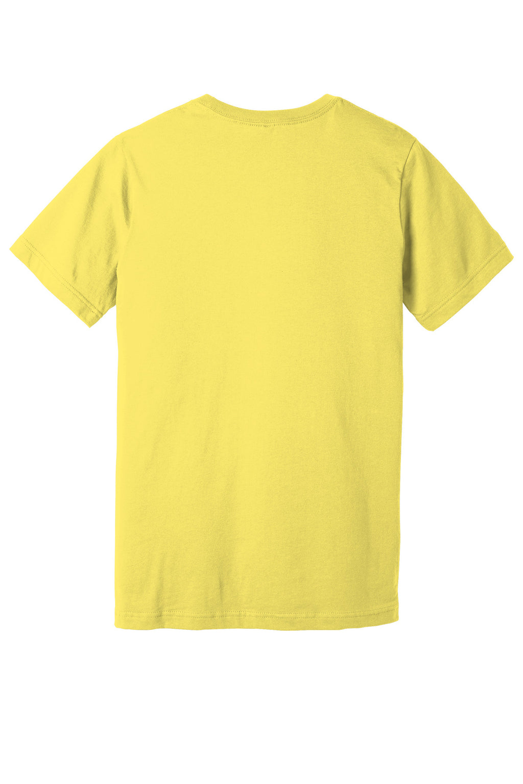 BELLA+CANVAS Unisex Jersey Short Sleeve Tee. BC3001 - Yellow - back