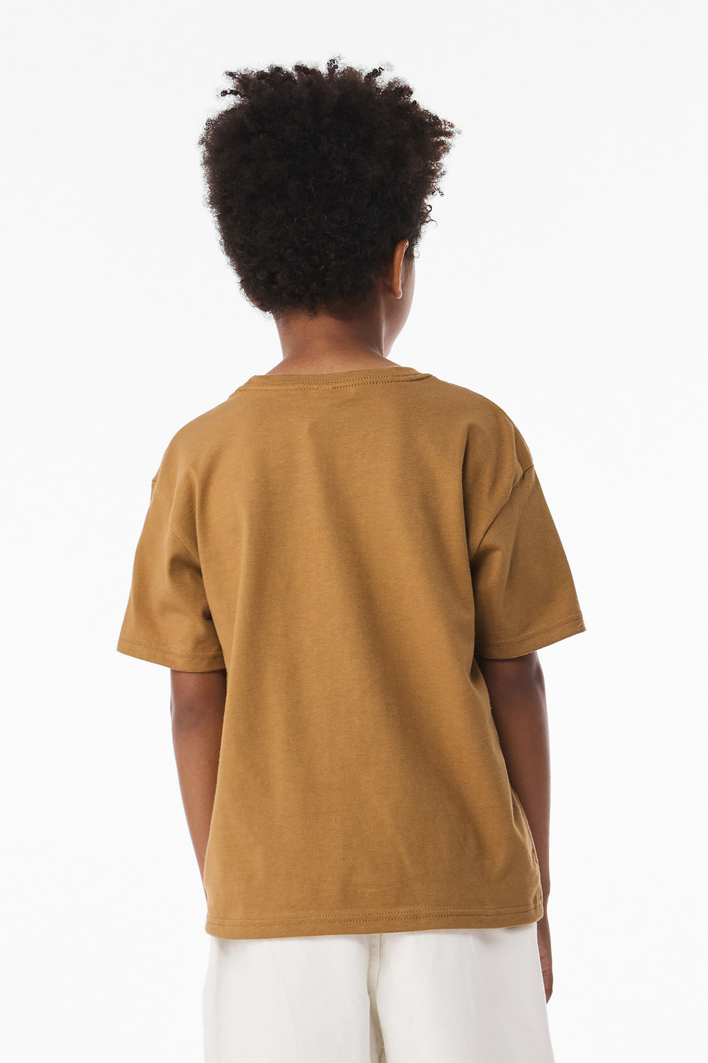 BELLA+CANVAS Youth 6-Ounce Heavyweight Tee BC3010Y - Toast - back