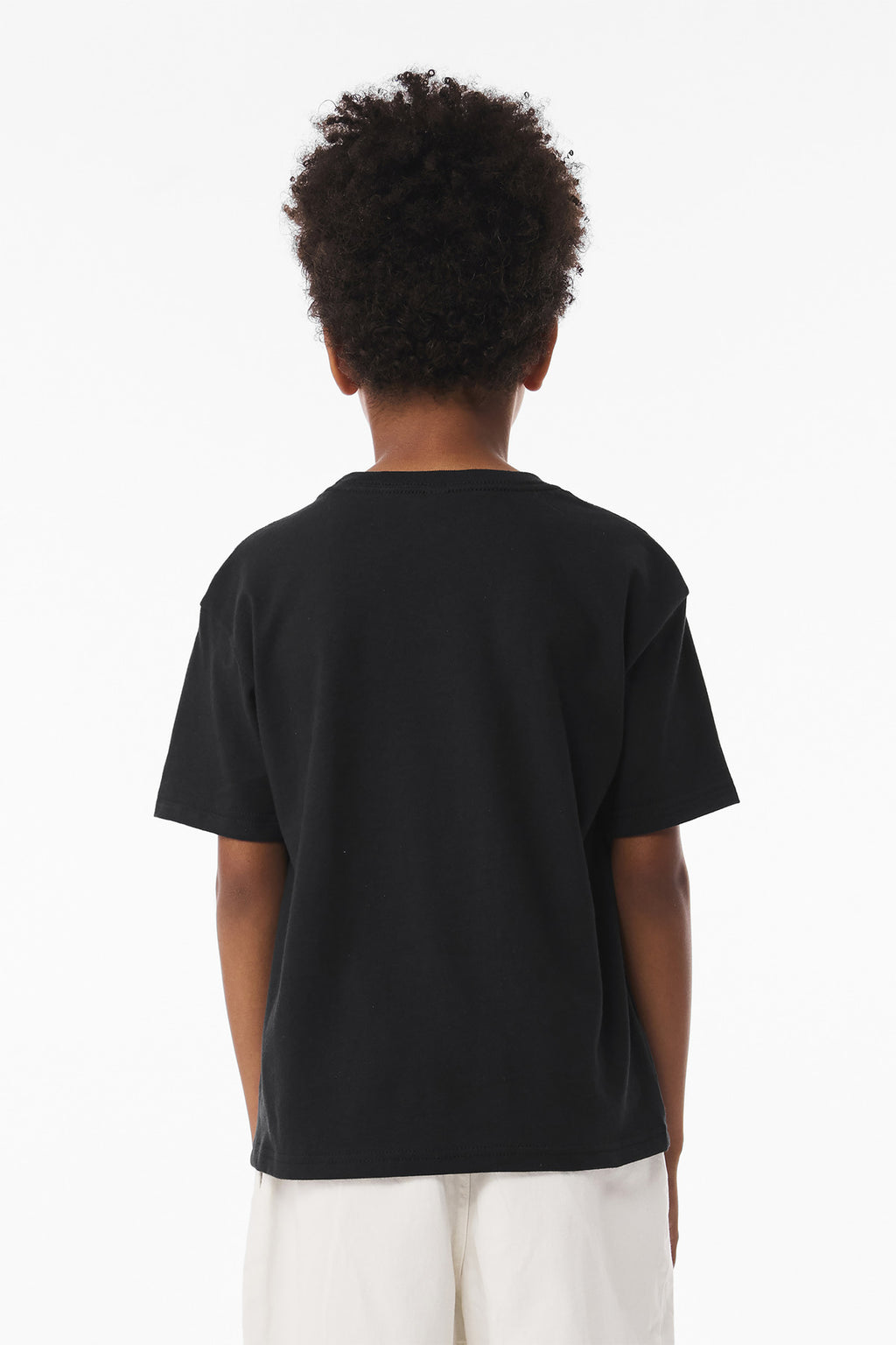BELLA+CANVAS Youth 6-Ounce Heavyweight Tee BC3010Y - Vintage Black - back