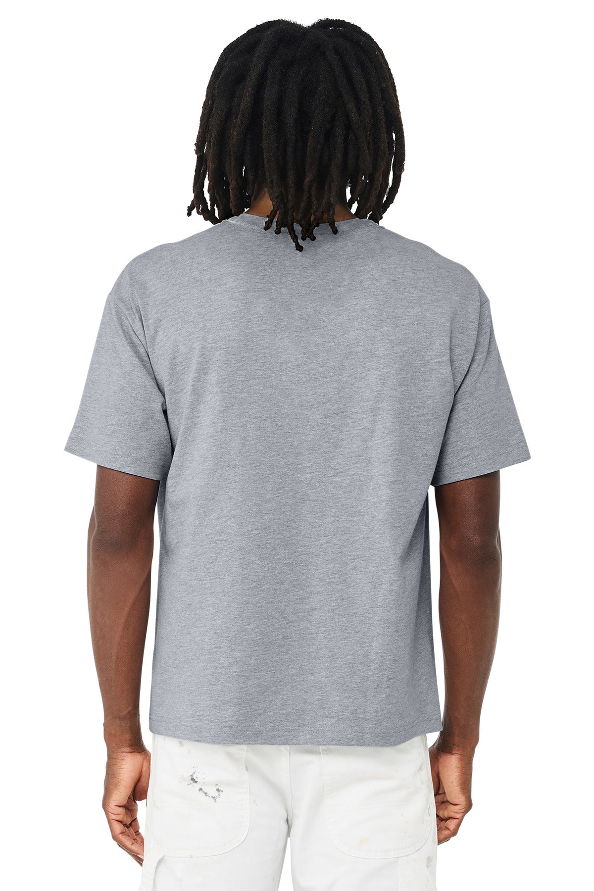 BELLA+CANVAS Unisex 6-Ounce Heavyweight Tee BC3010 - Athletic Heather - back