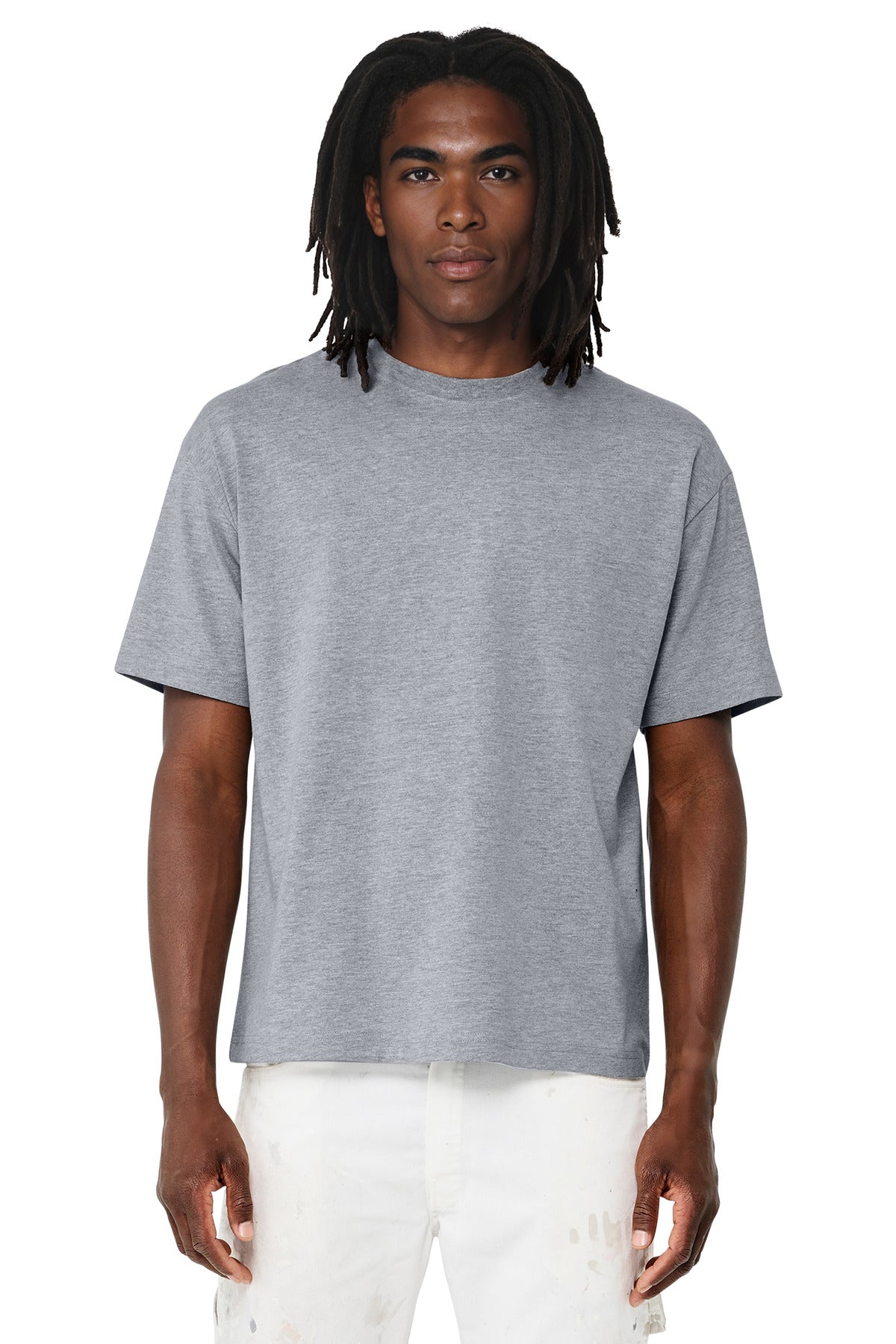 BELLA+CANVAS Unisex 6-Ounce Heavyweight Tee BC3010 - Athletic Heather - front
