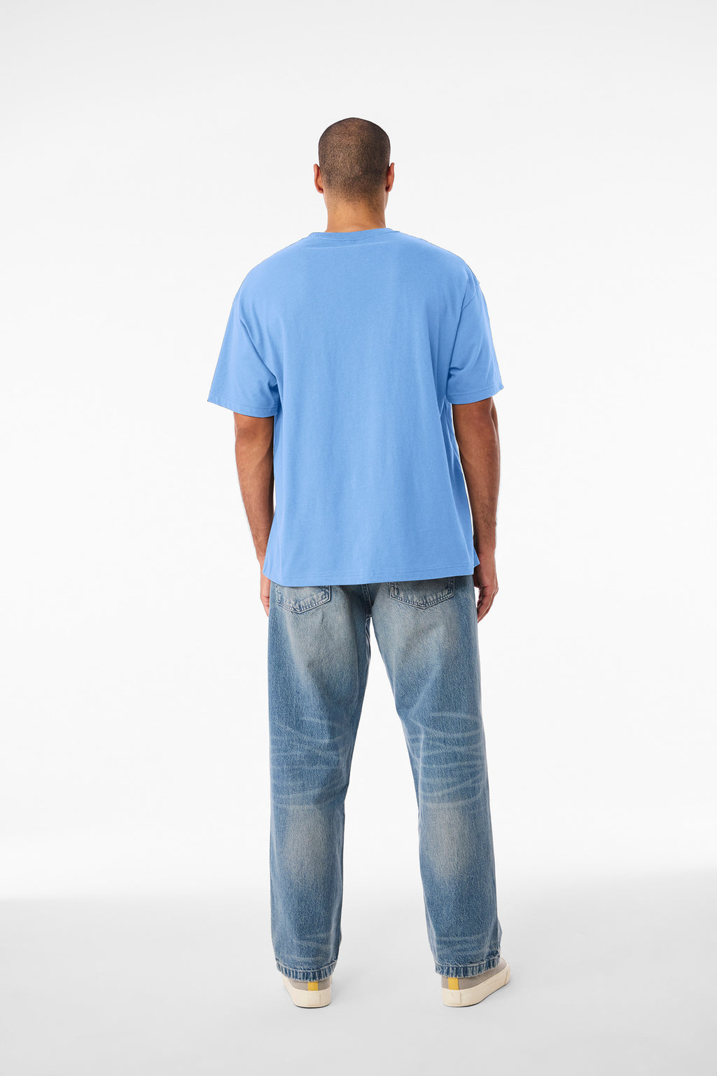 BELLA+CANVAS Unisex 6-Ounce Heavyweight Tee BC3010 - Carolina Blue - back