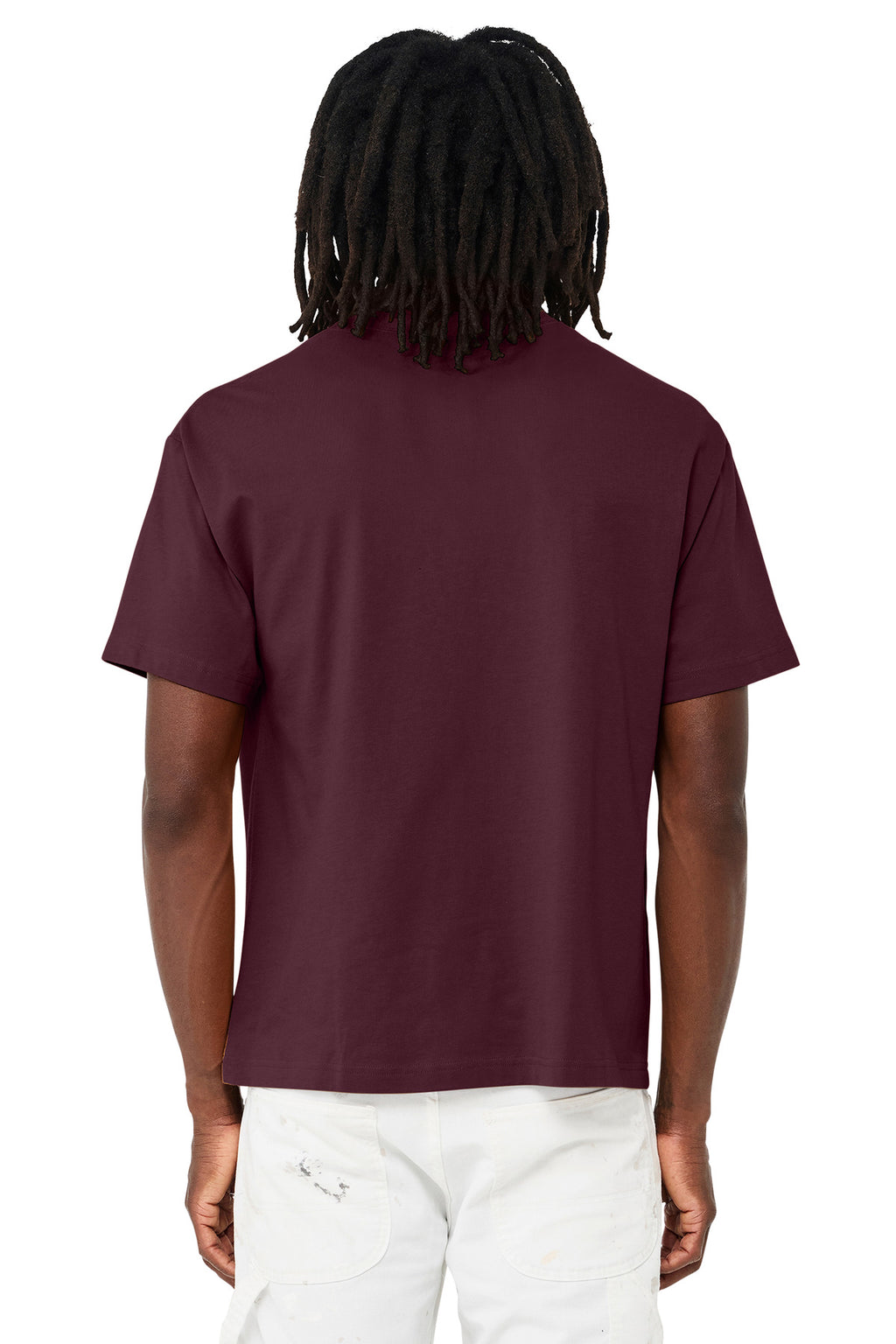 BELLA+CANVAS Unisex 6-Ounce Heavyweight Tee BC3010 - Maroon - back