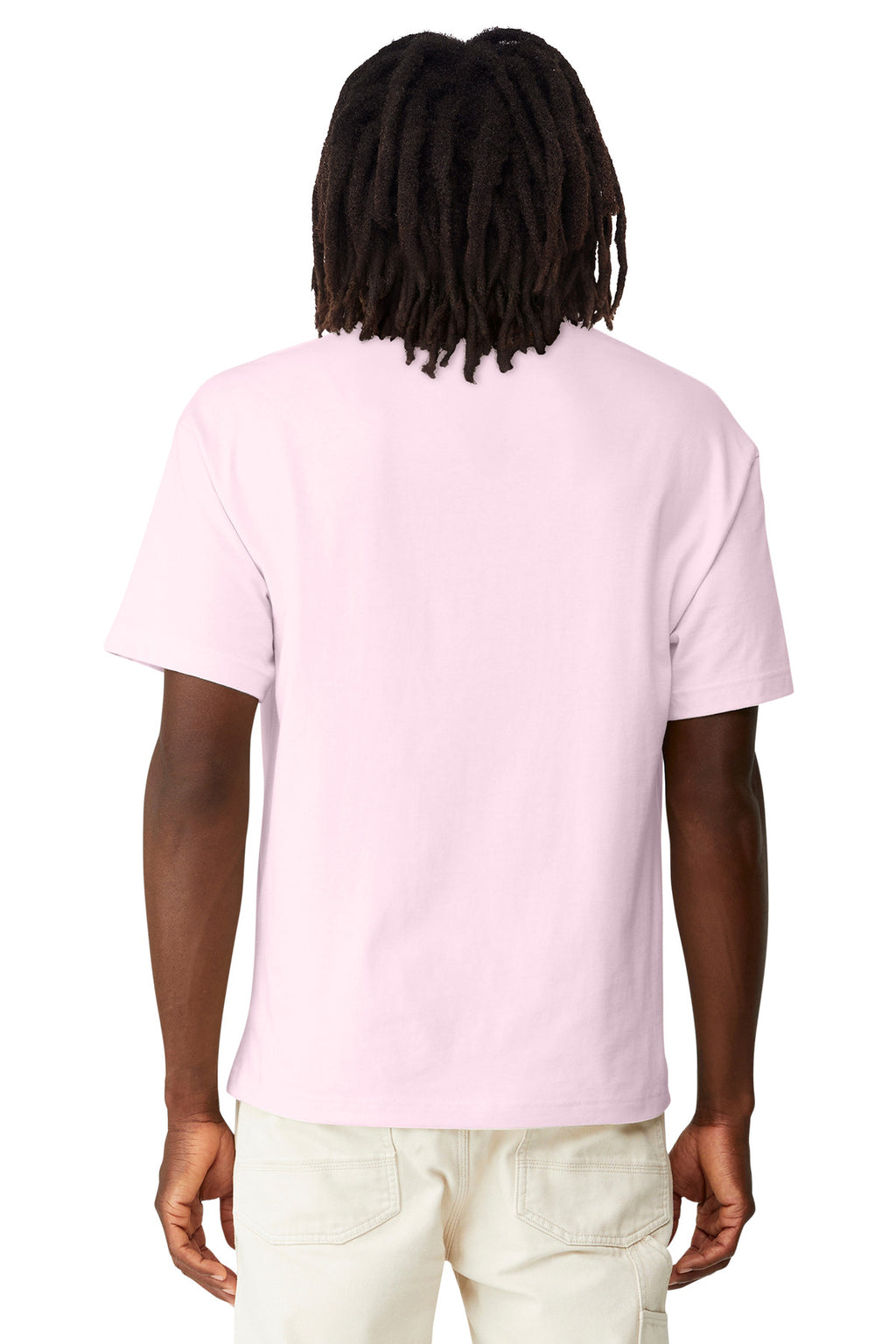 BELLA+CANVAS Unisex 6-Ounce Heavyweight Tee BC3010 - Soft Pink - back